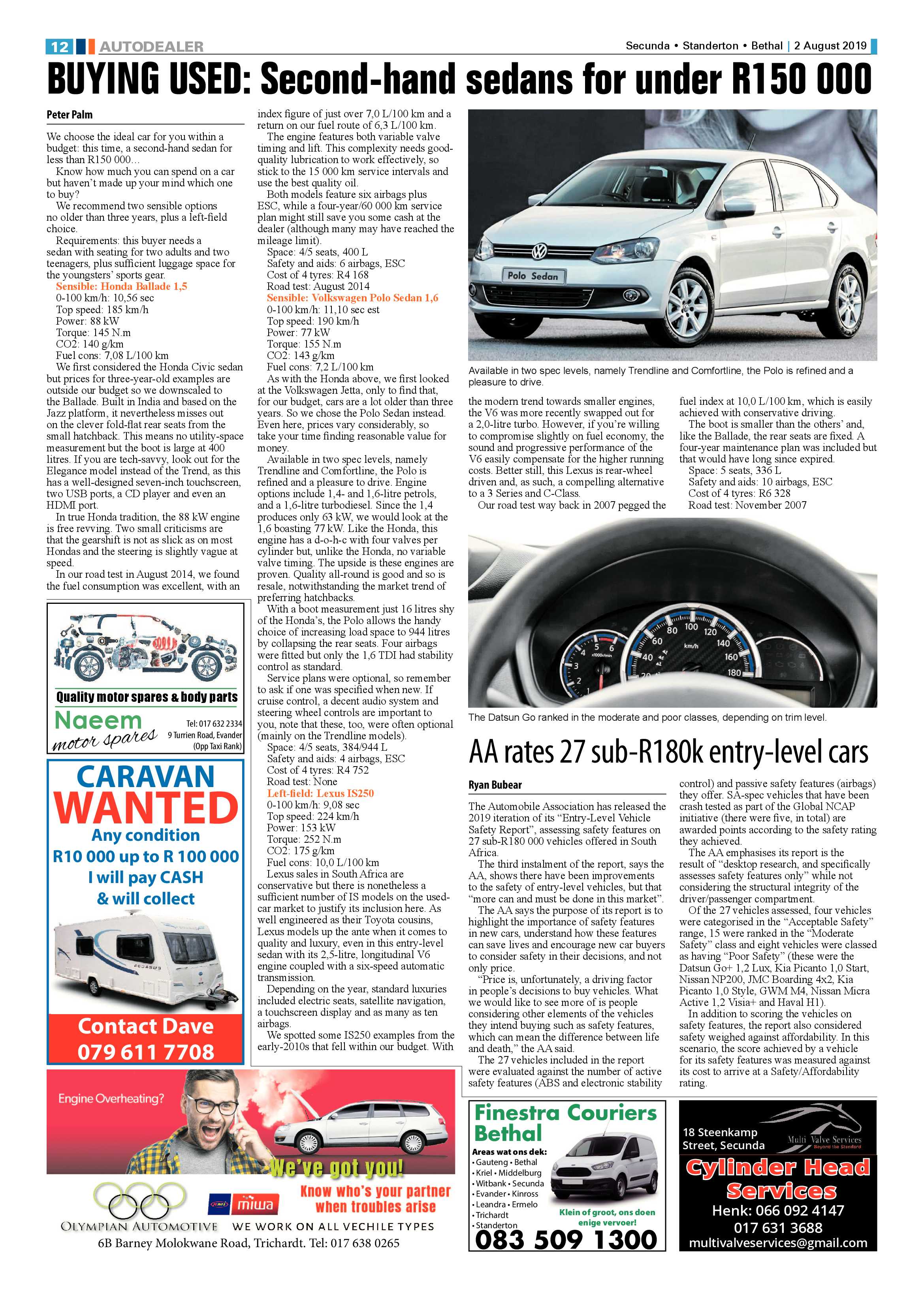 Standerton Advertiser 2 August 2019 page 16