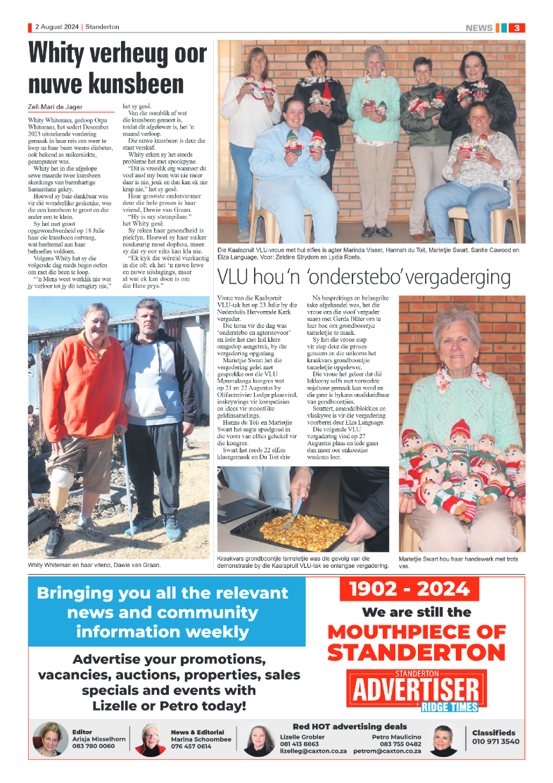 Standerton Advertiser 2 August 2024 page 3