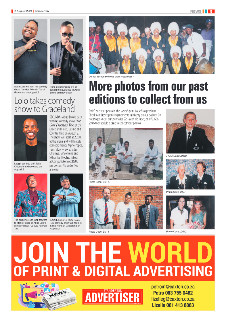 Standerton Advertiser 2 August 2024 page 5