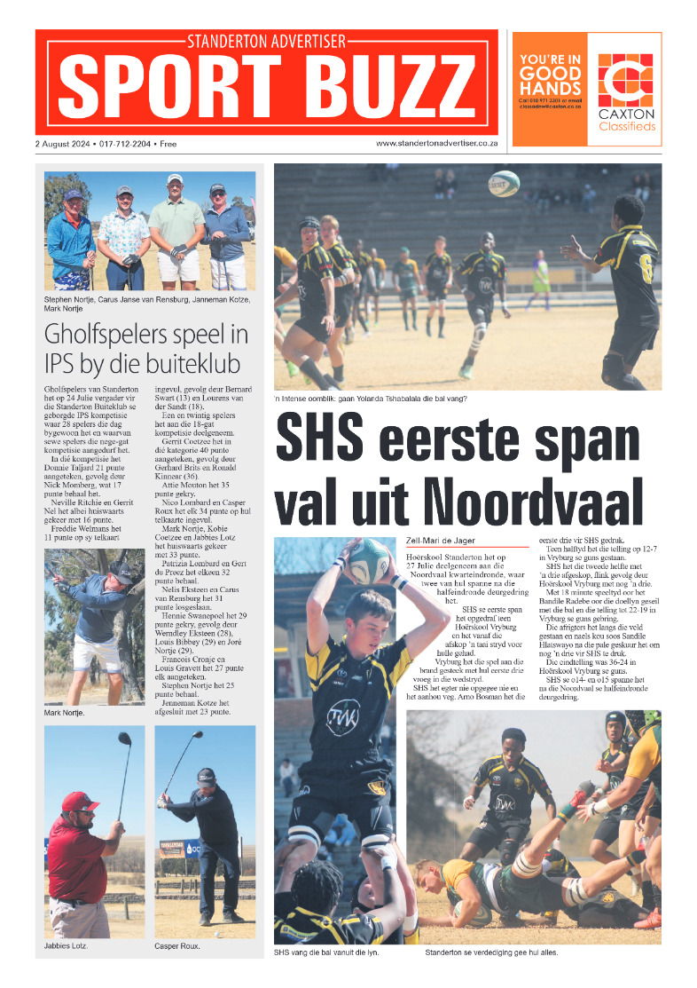 Standerton Advertiser 2 August 2024 page 8