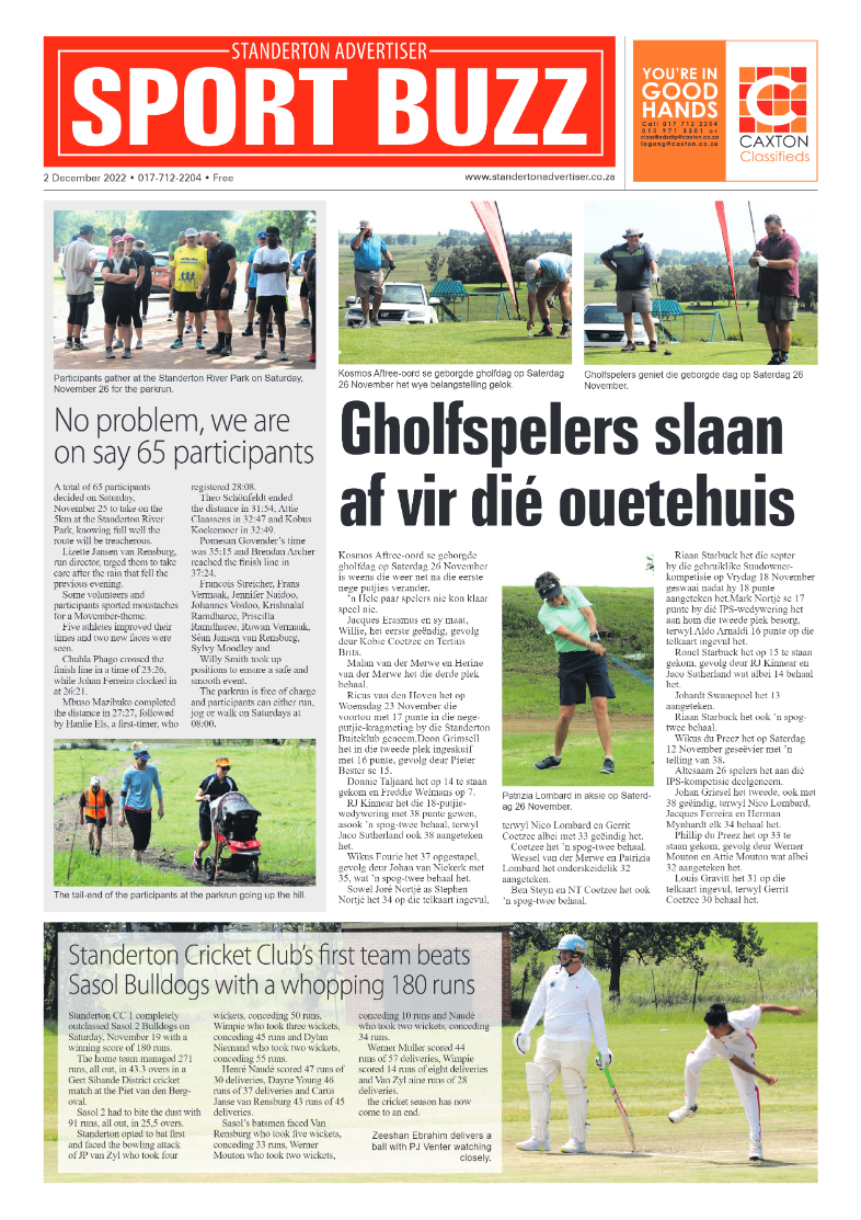 Standerton Advertiser 2 Dec 2022 page 8