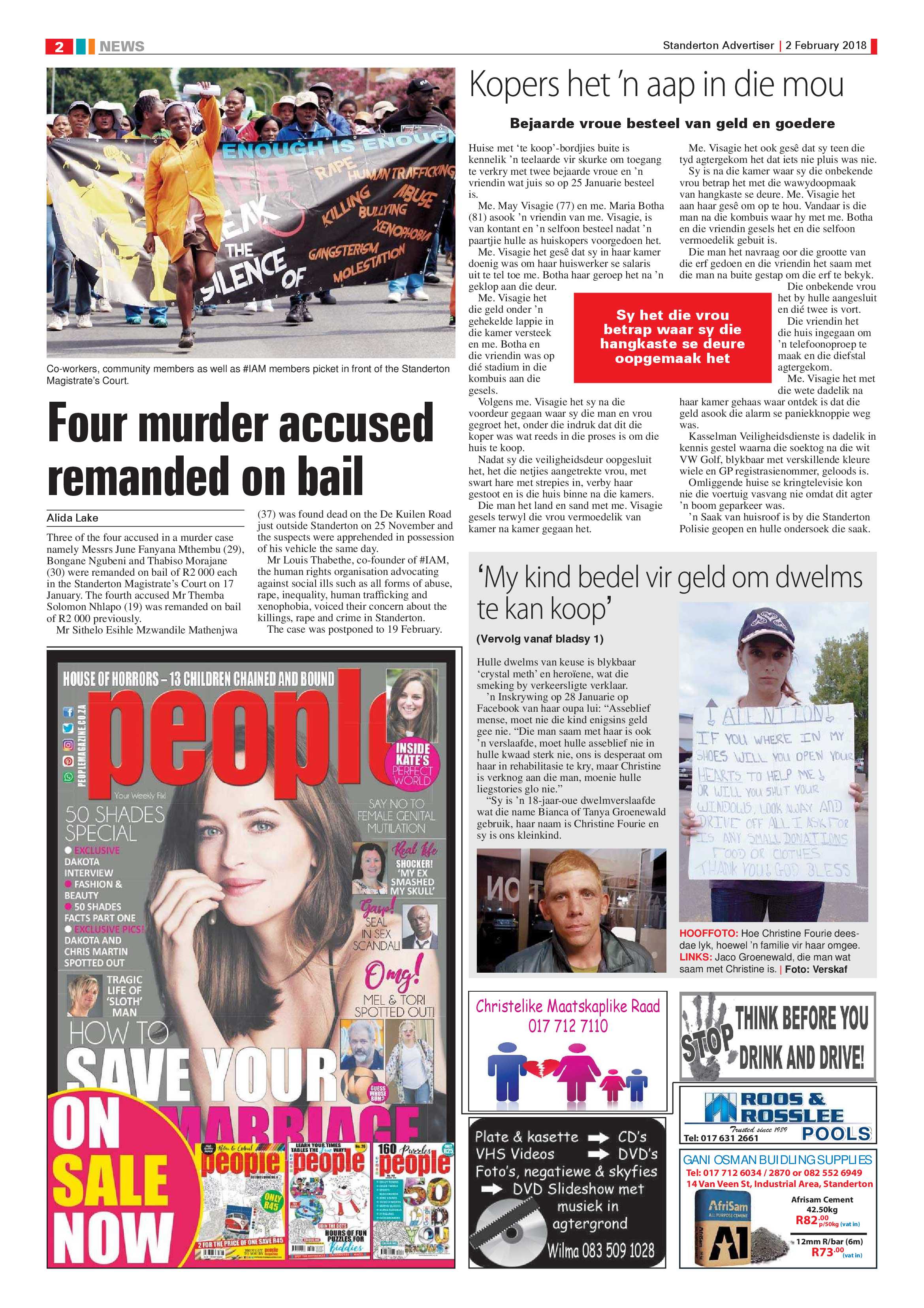 Standerton Advertiser 2 February 2018 page 2