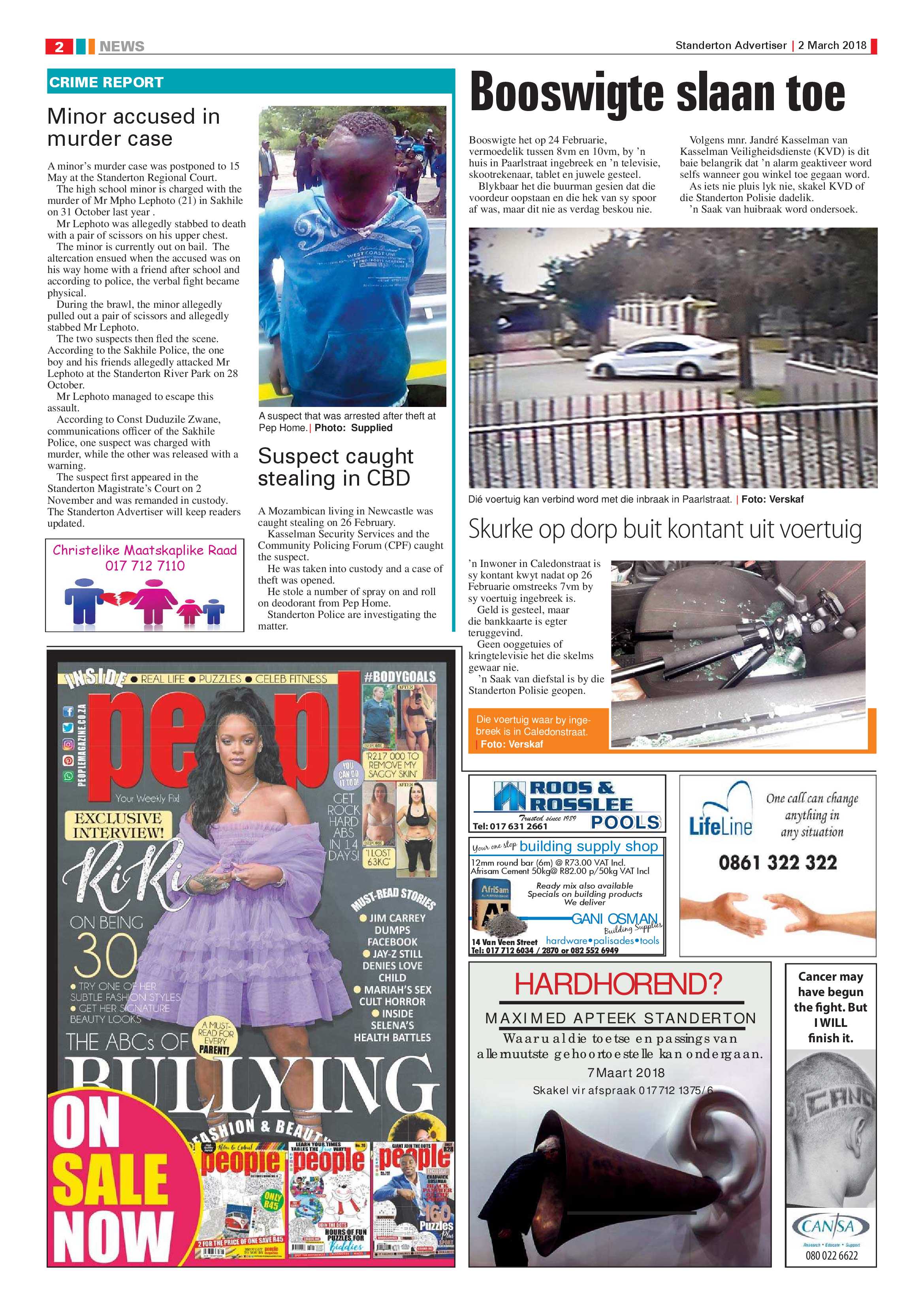 Standerton Advertiser 2 March 2018 page 2