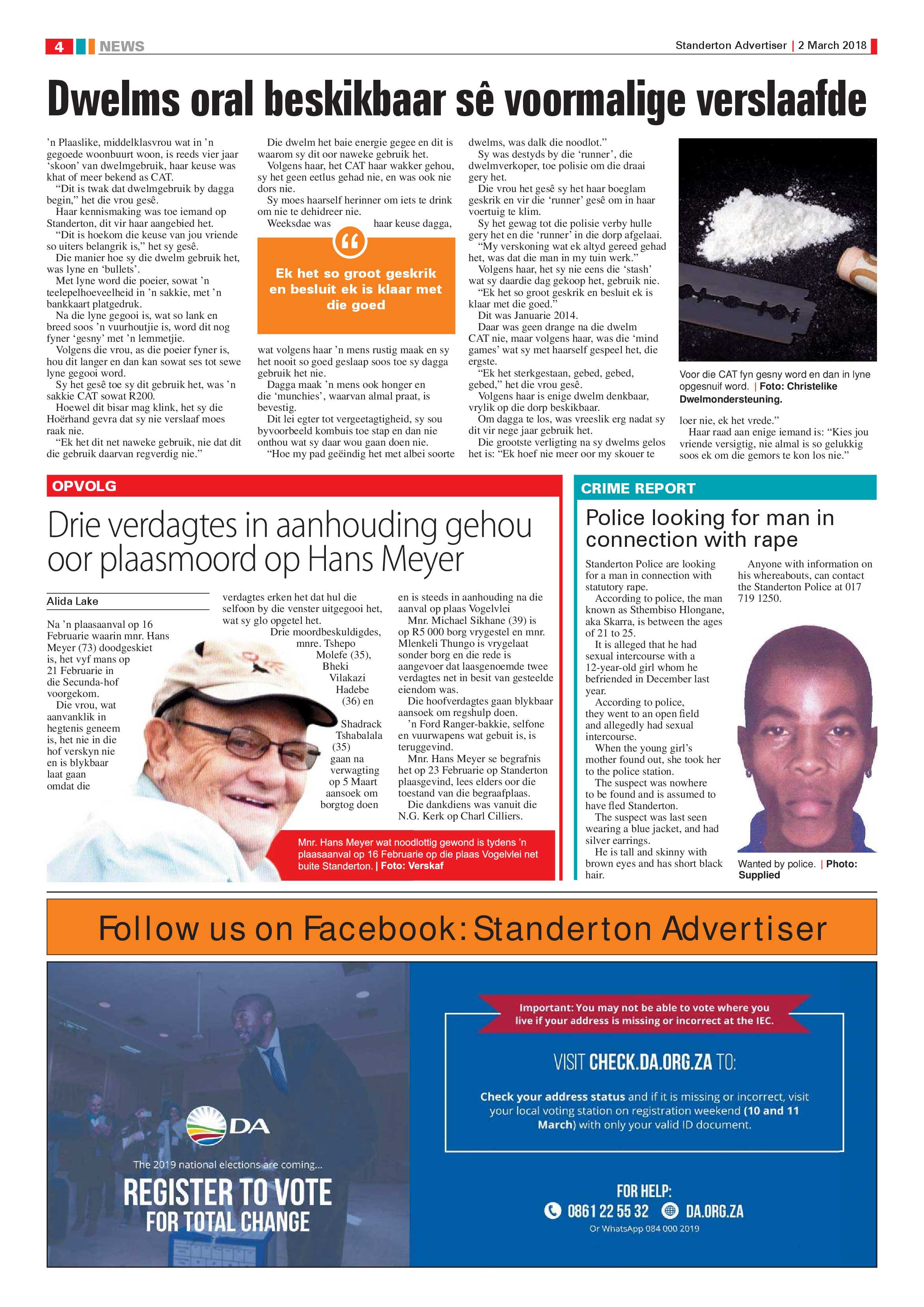 Standerton Advertiser 2 March 2018 page 4