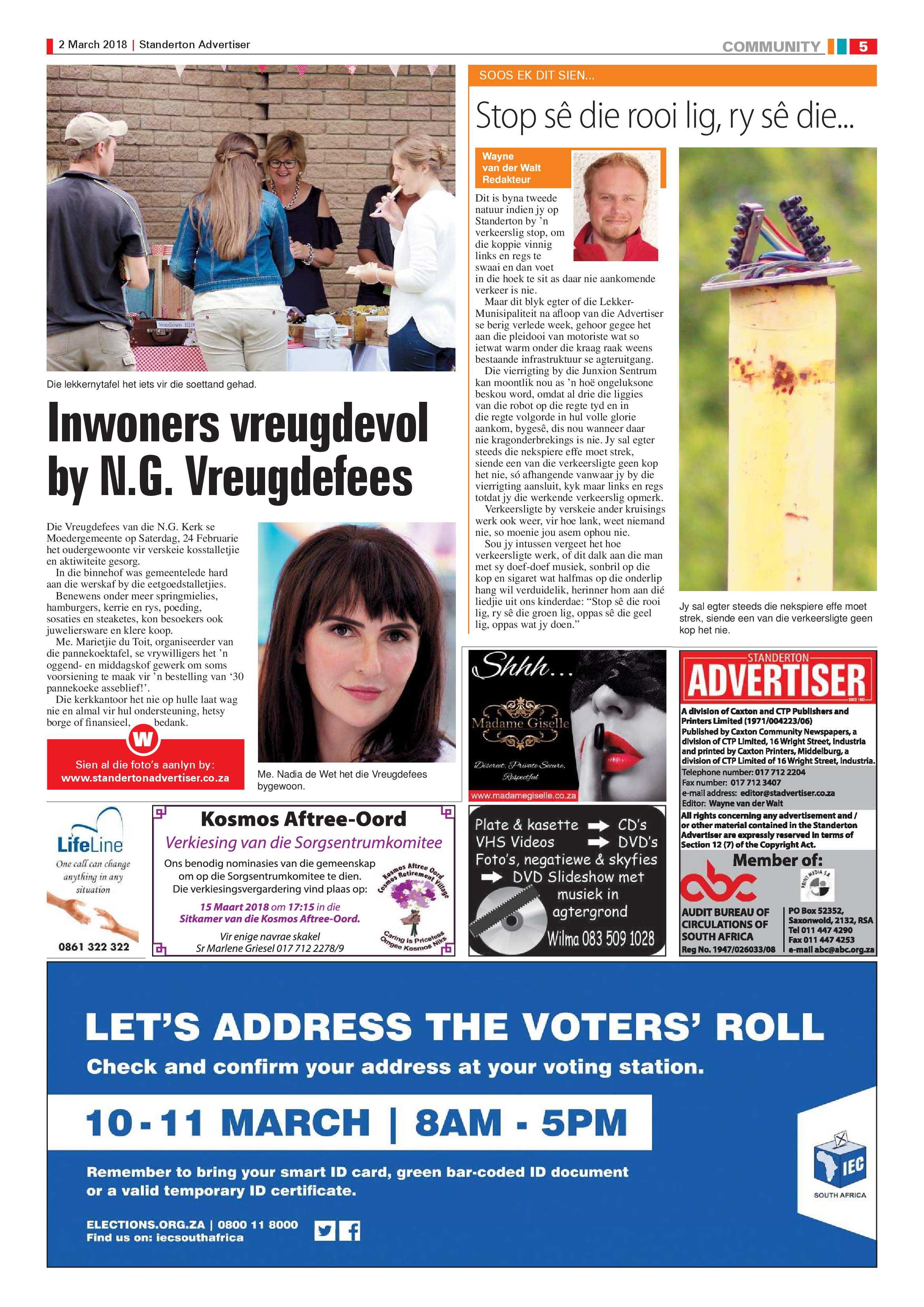 Standerton Advertiser 2 March 2018 page 5