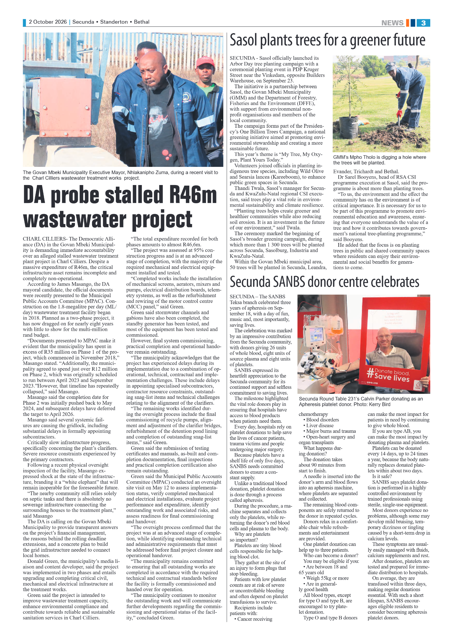 Standerton Advertiser 2 October 2026 page 3