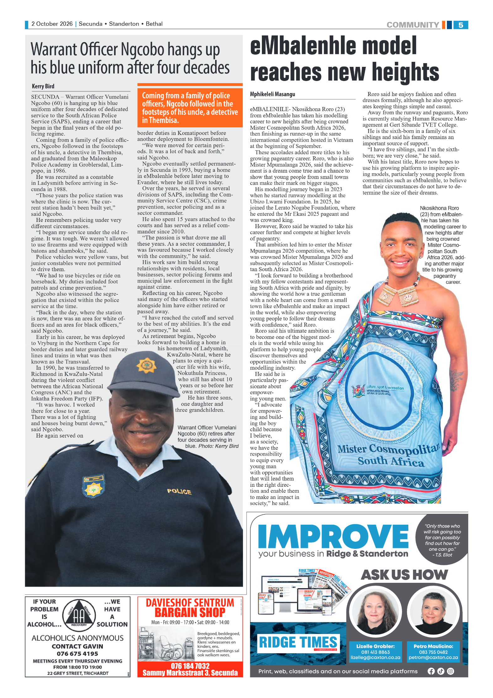 Standerton Advertiser 2 October 2026 page 5