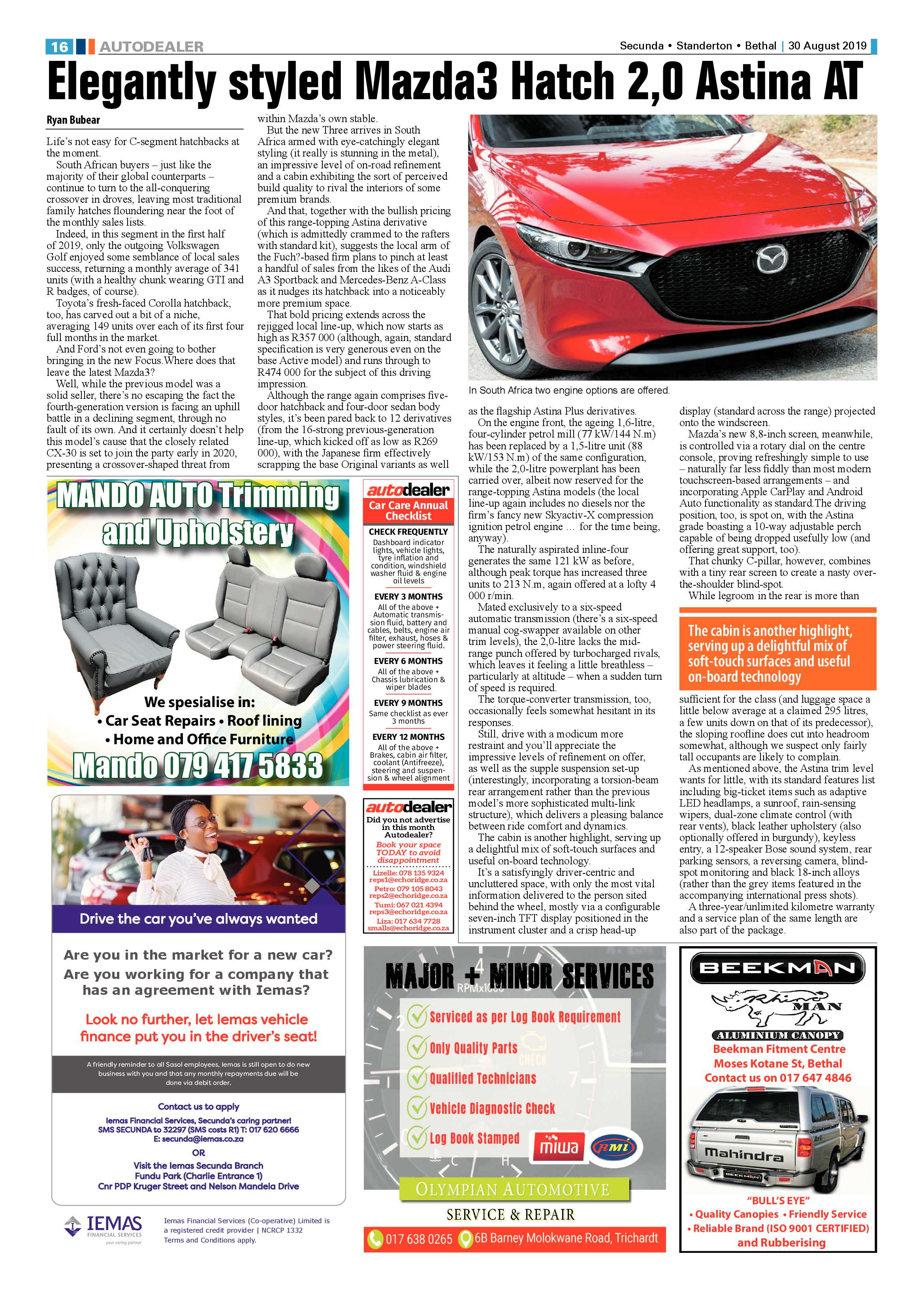 Standerton Advertiser 30 August 2019 page 20