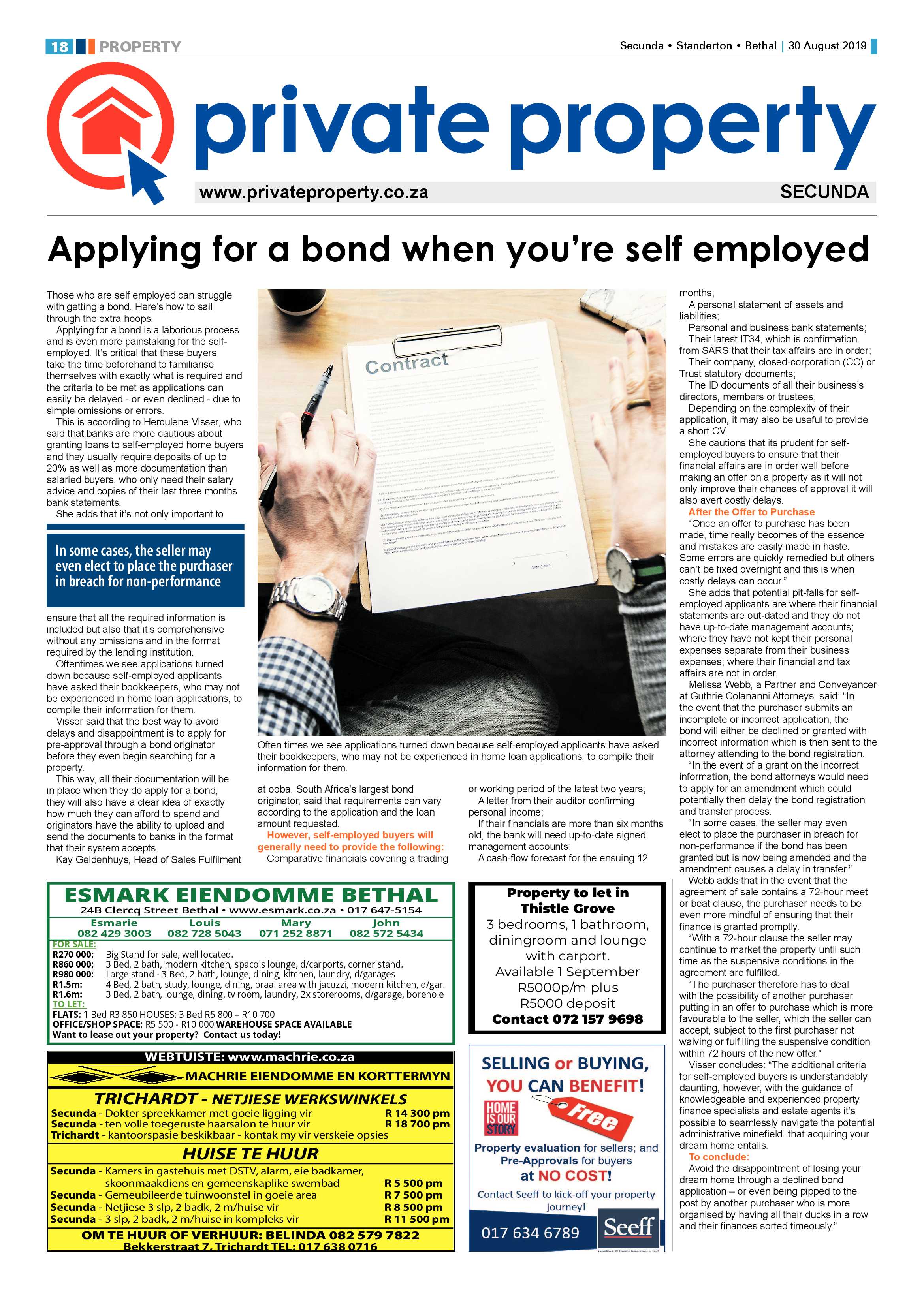 Standerton Advertiser 30 August 2019 page 22