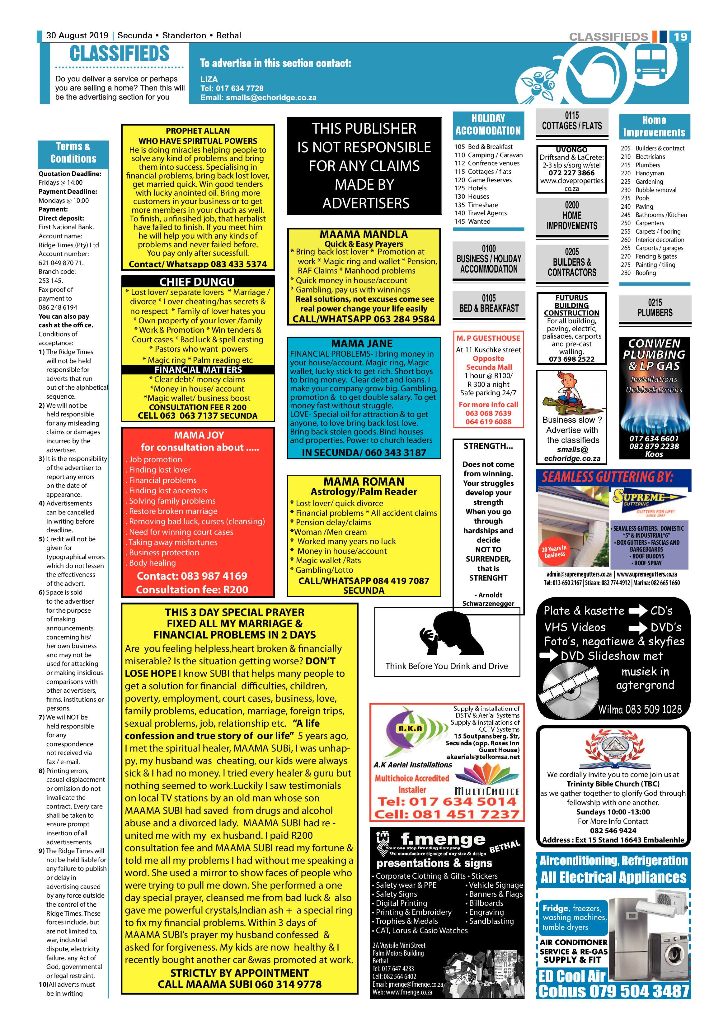 Standerton Advertiser 30 August 2019 page 23