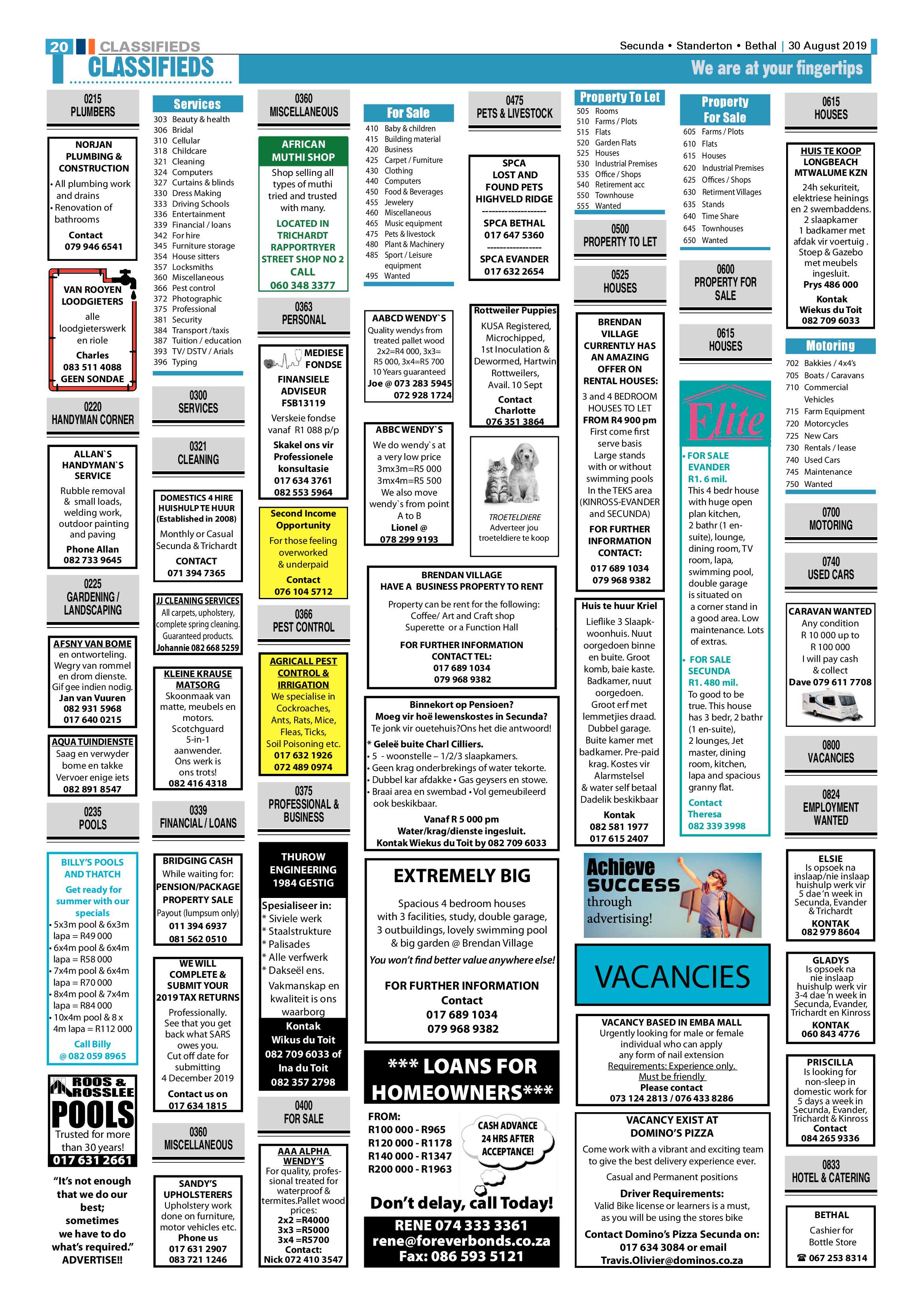 Standerton Advertiser 30 August 2019 page 24
