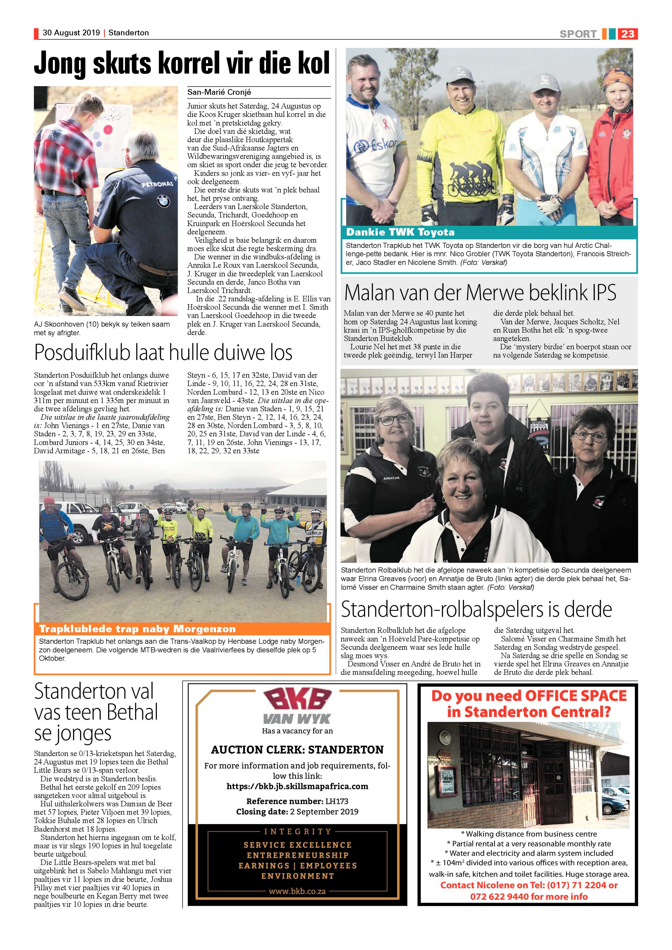 Standerton Advertiser 30 August 2019 page 31