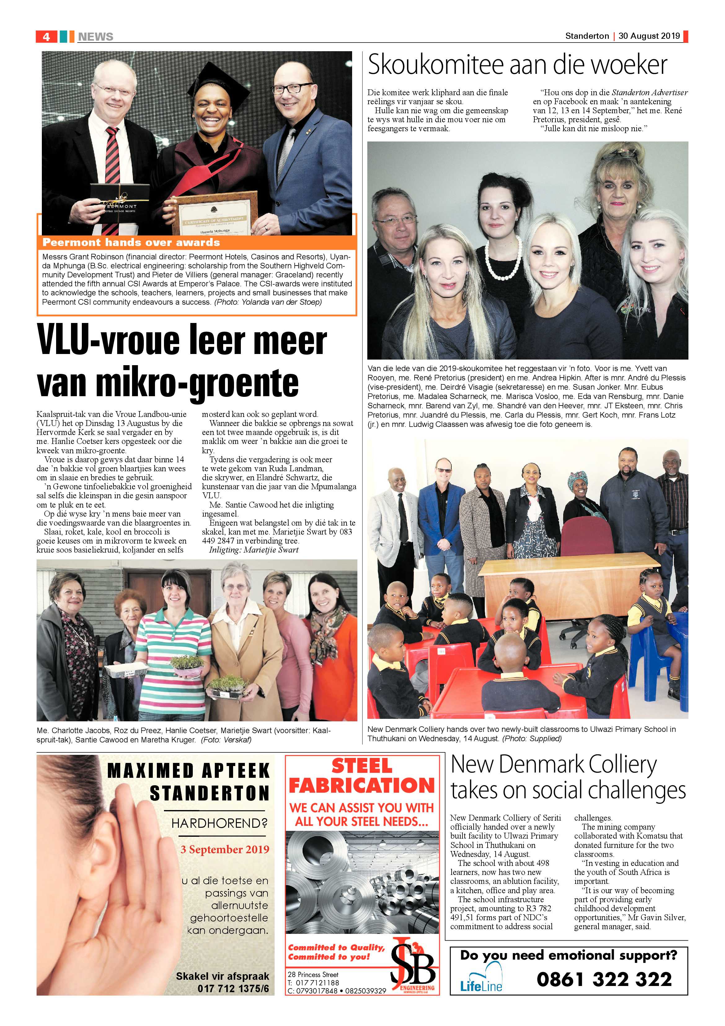 Standerton Advertiser 30 August 2019 page 4