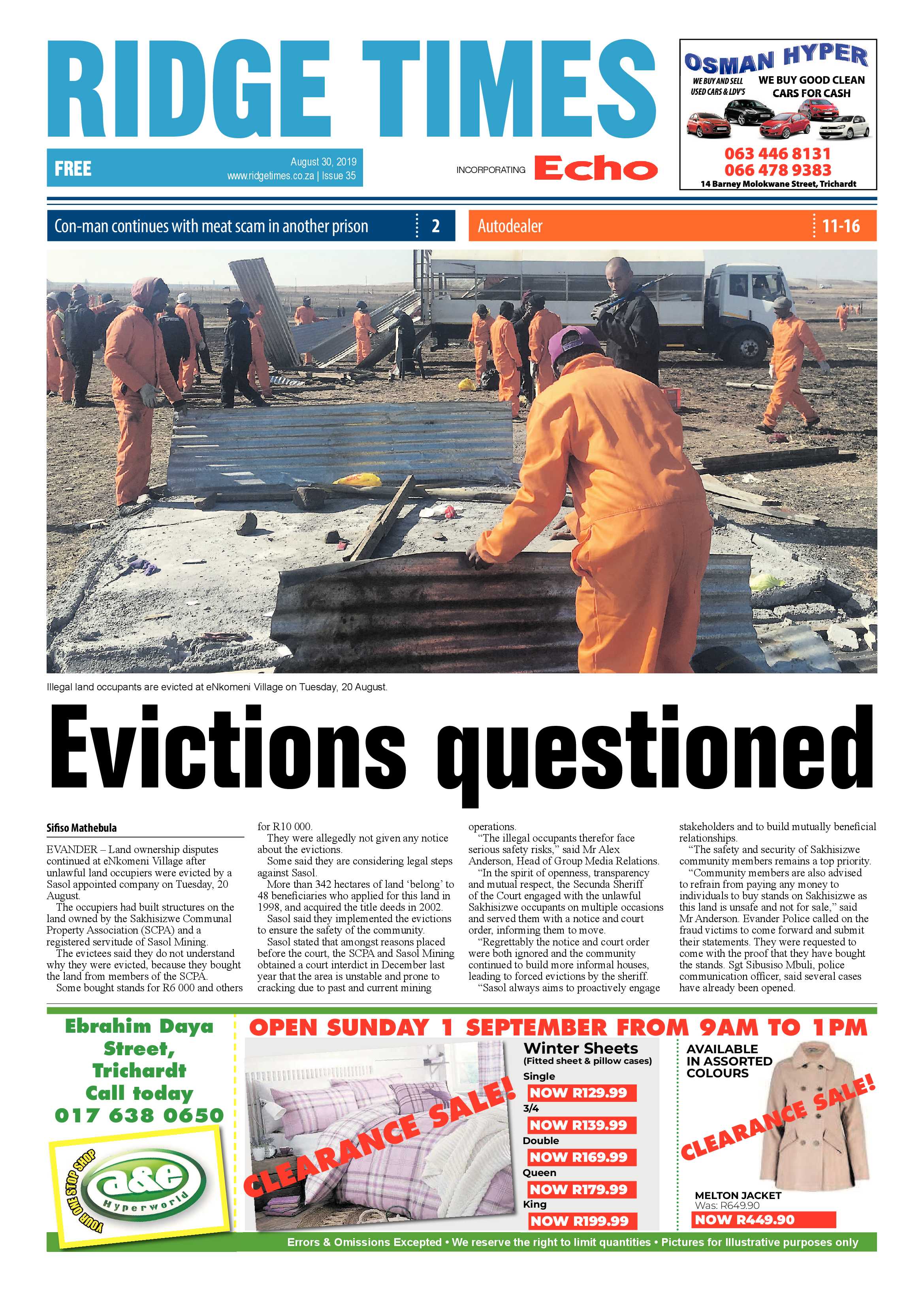 Standerton Advertiser 30 August 2019 page 5