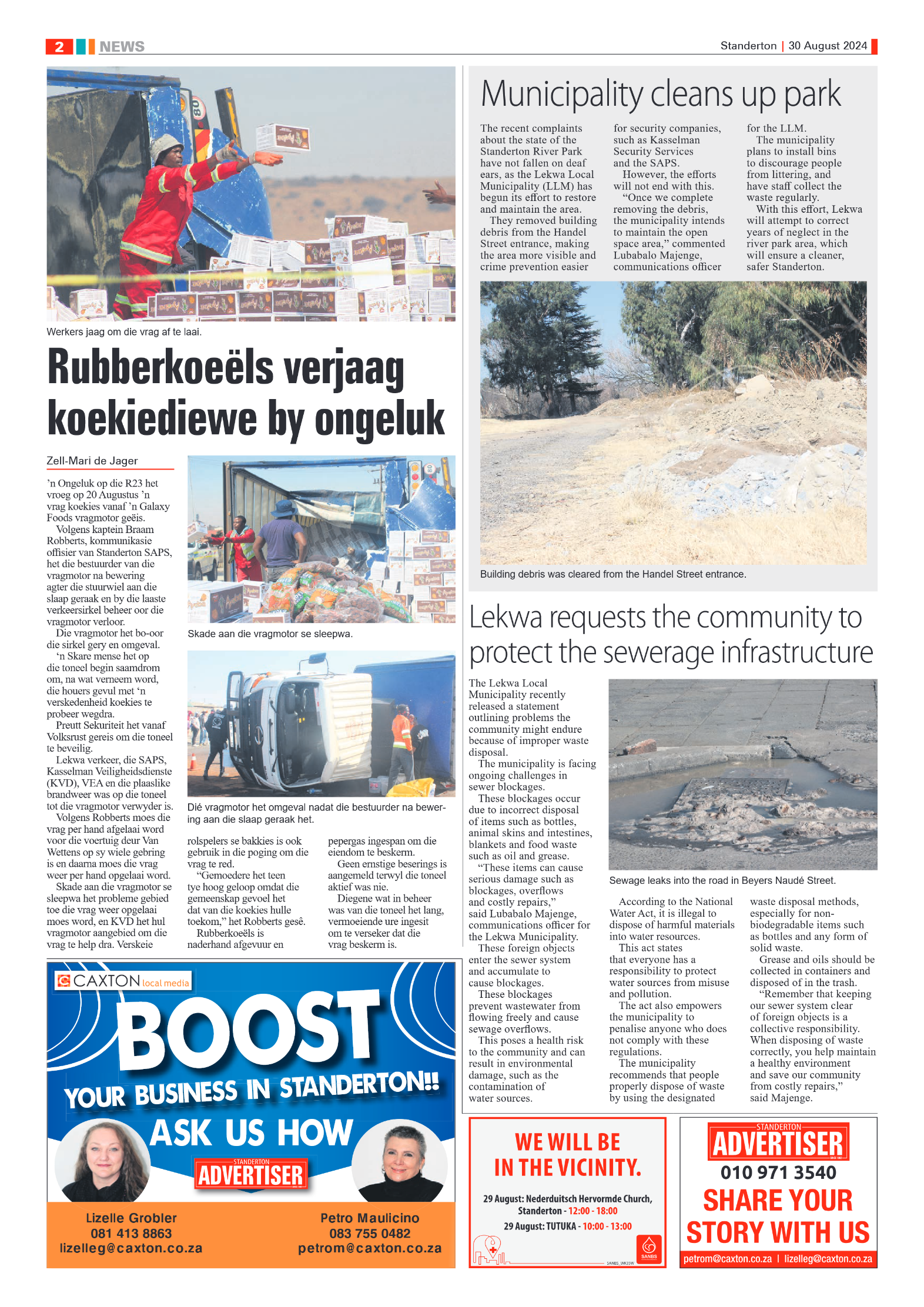 Standerton Advertiser 30 August 2024 page 2