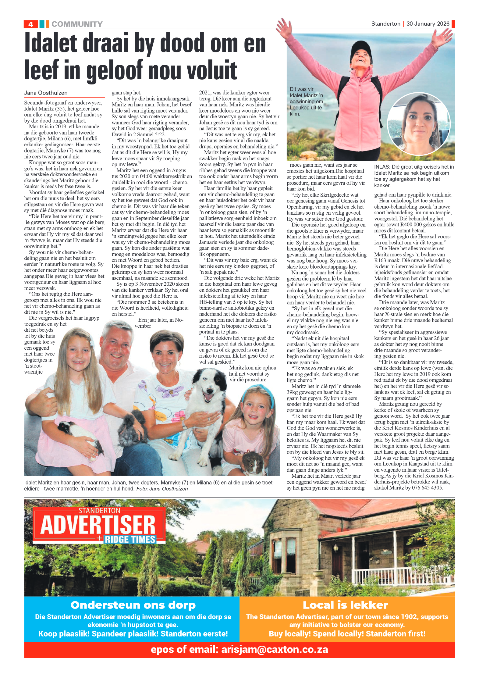 Standerton Advertiser 30 January 2026 page 4
