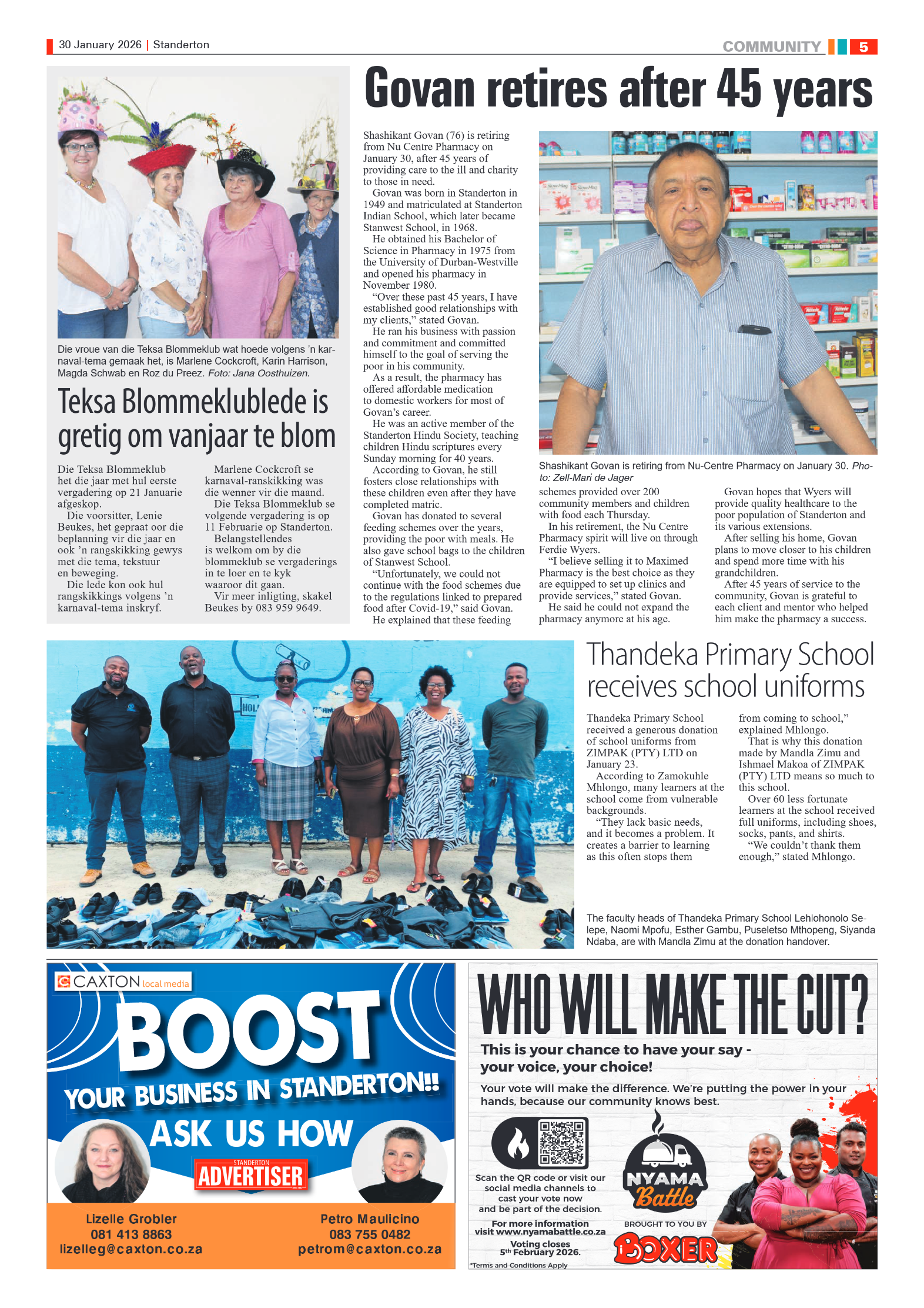 Standerton Advertiser 30 January 2026 page 5