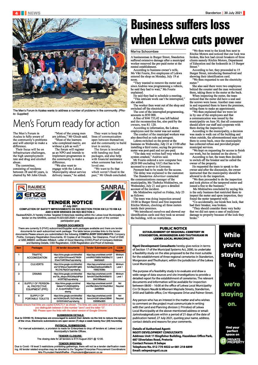 Standerton Advertiser 30 July 2021 page 4