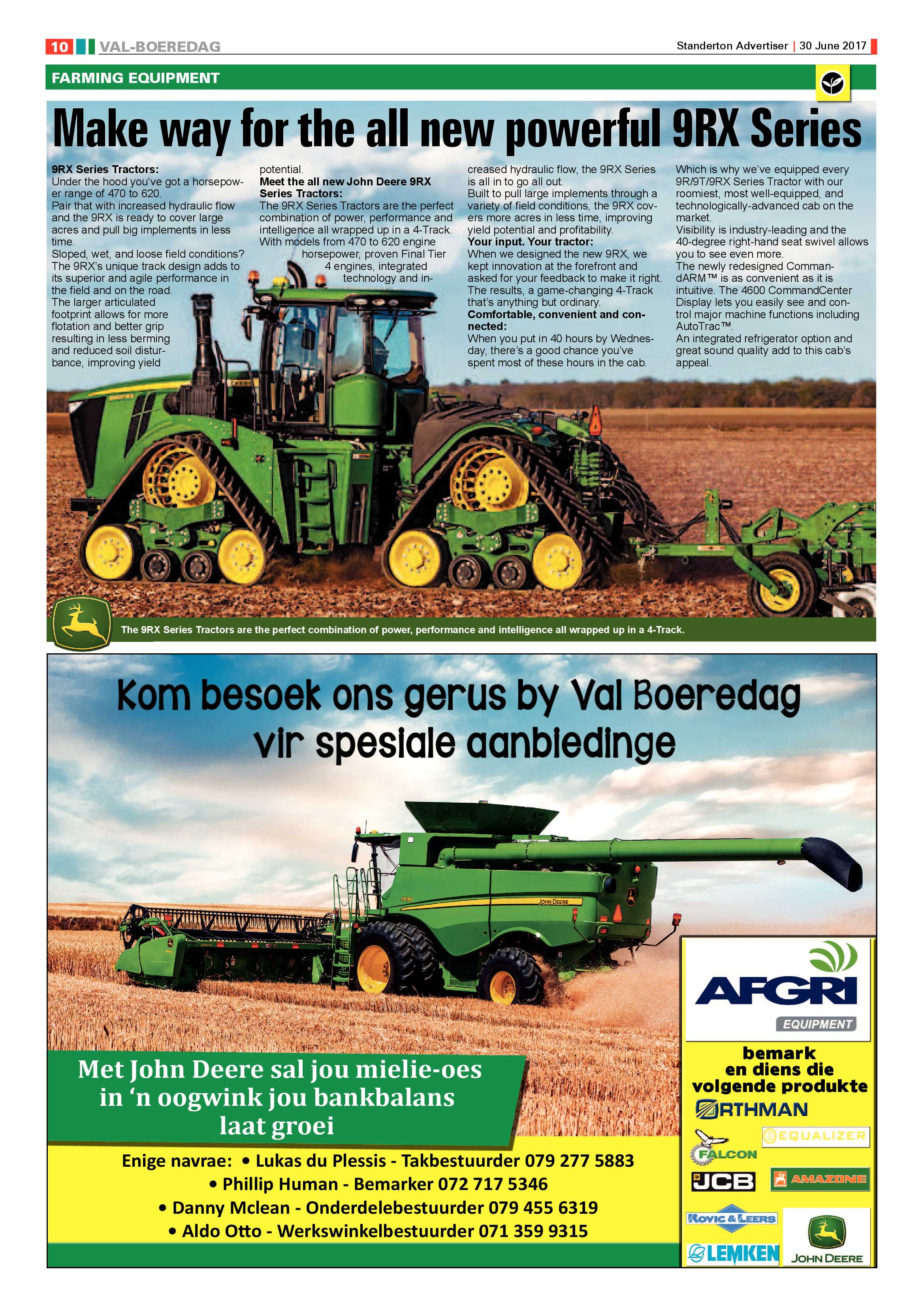 Standerton Advertiser 30 June 2017 page 10