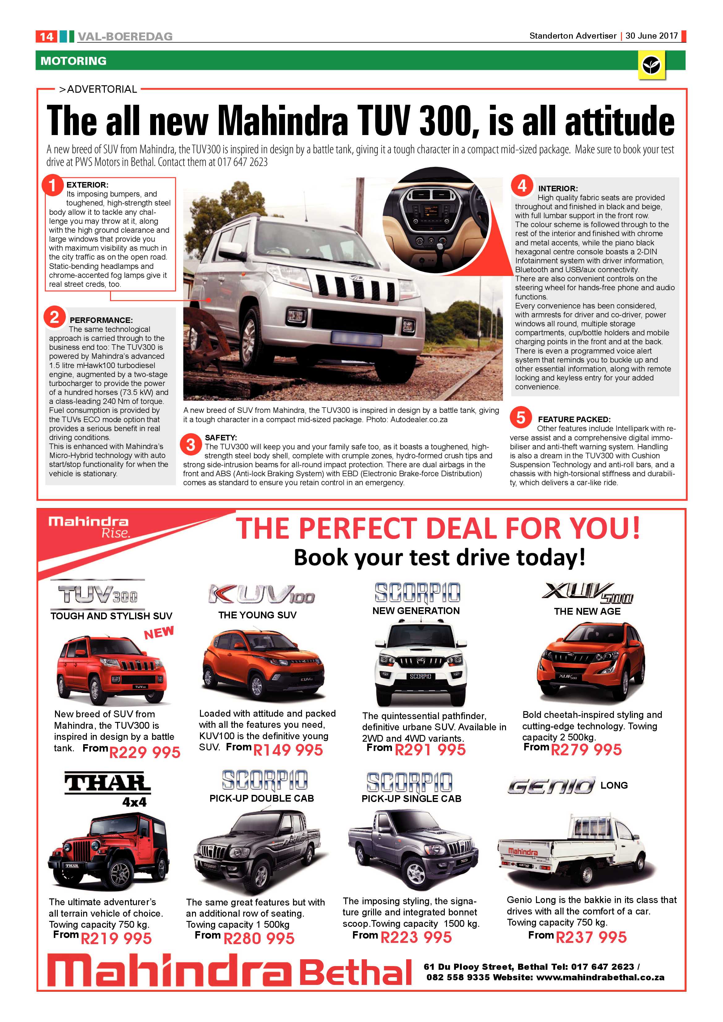 Standerton Advertiser 30 June 2017 page 14
