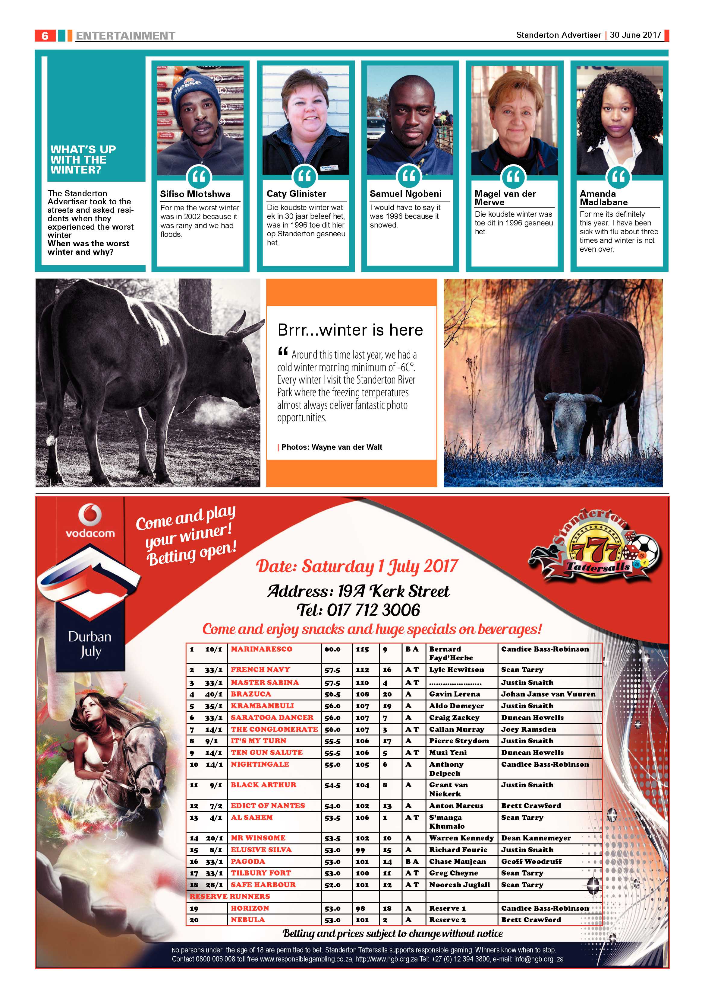 Standerton Advertiser 30 June 2017 page 6