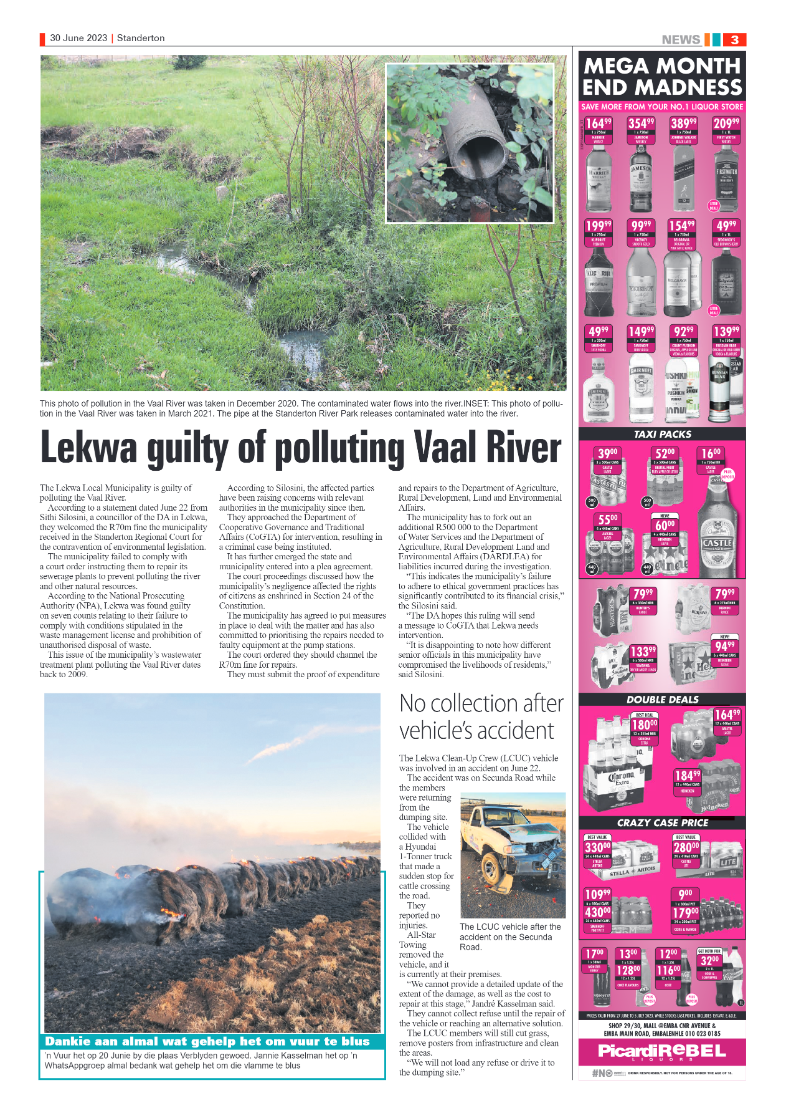 Standerton Advertiser 30 June 2023 page 3