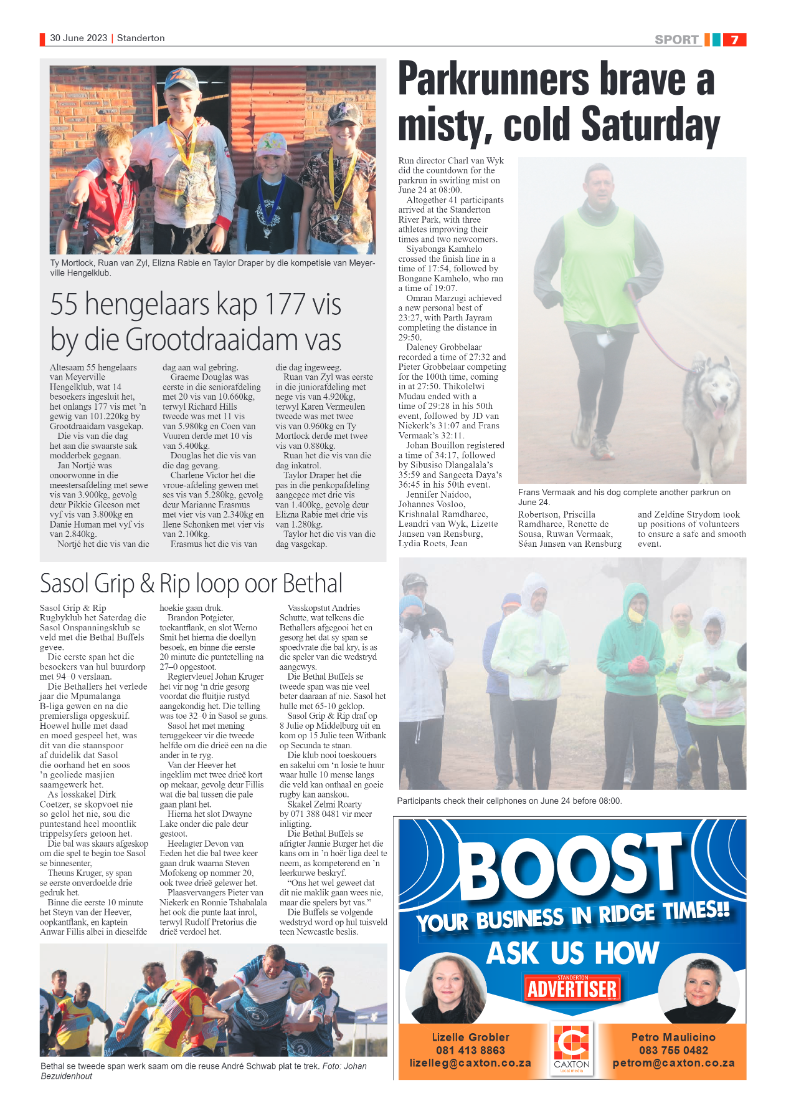 Standerton Advertiser 30 June 2023 page 7
