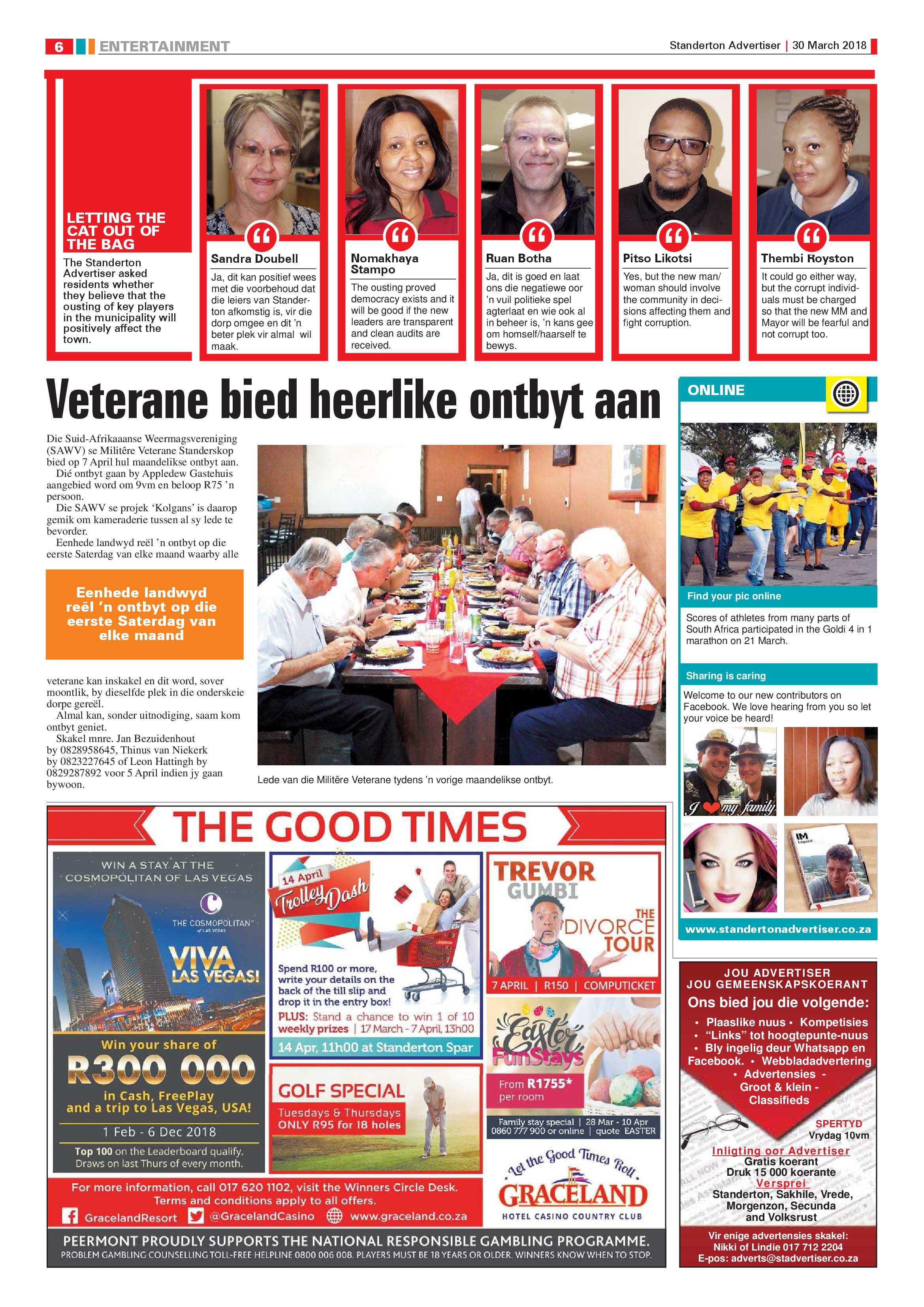 Standerton Advertiser 30 March 2018 page 6