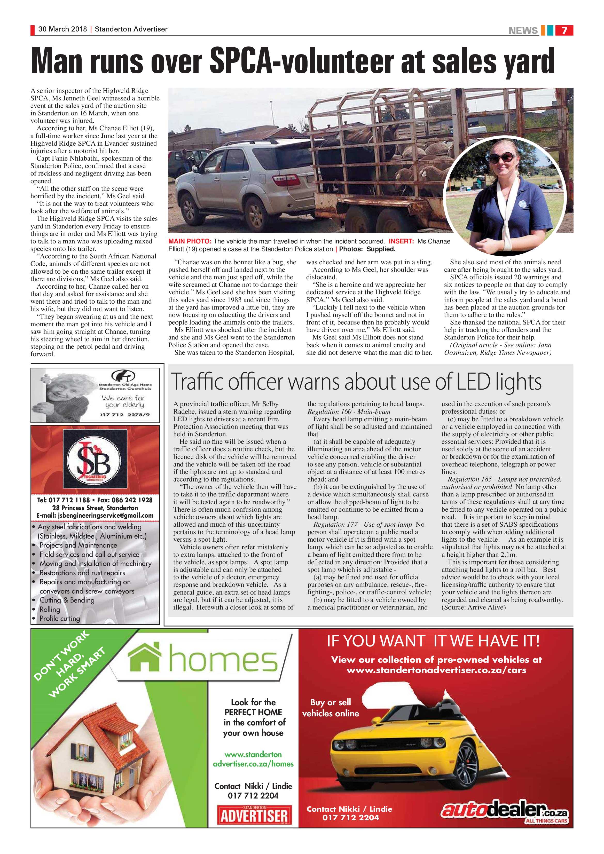 Standerton Advertiser 30 March 2018 page 7