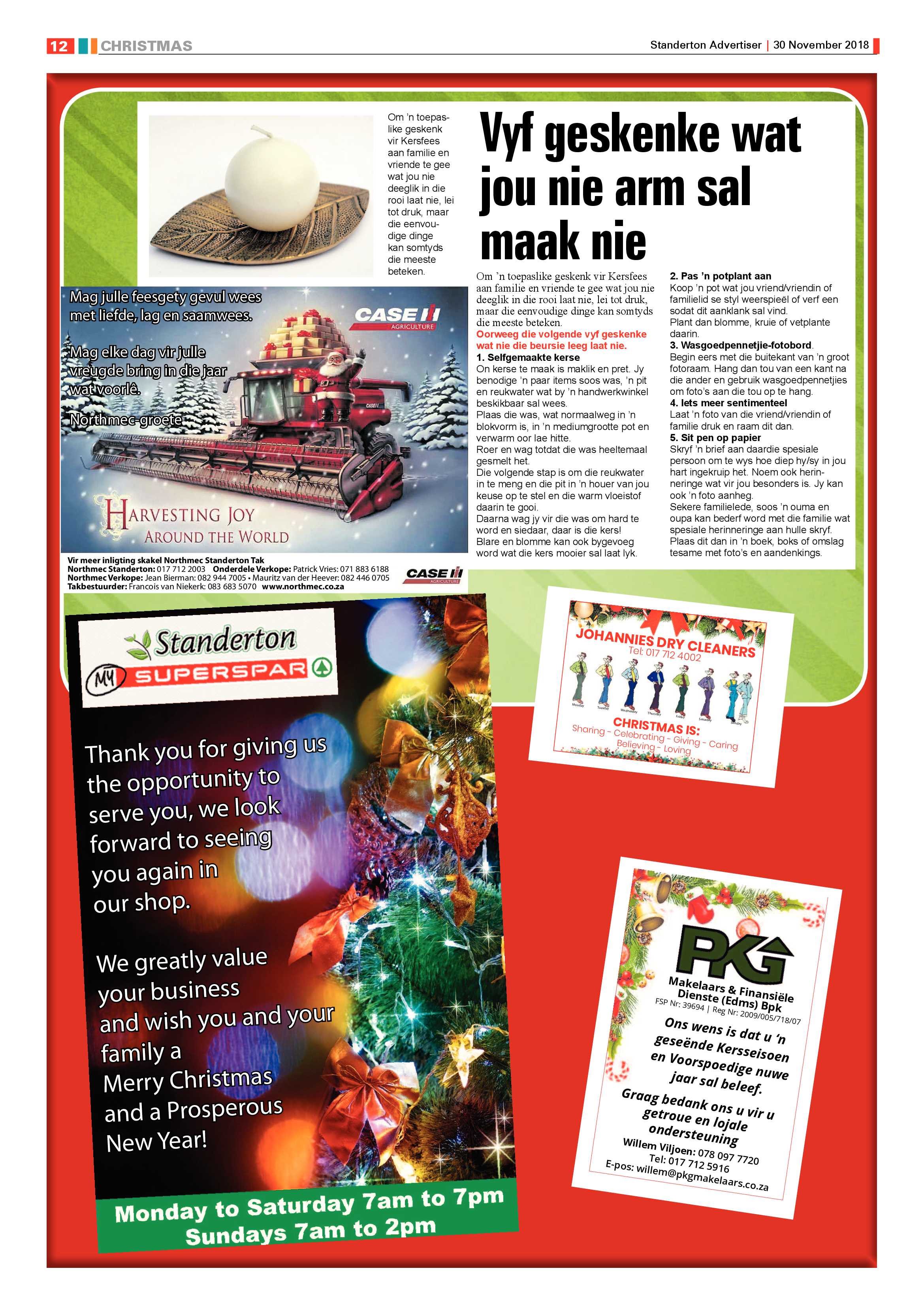 Standerton Advertiser 30 November 2018 page 11