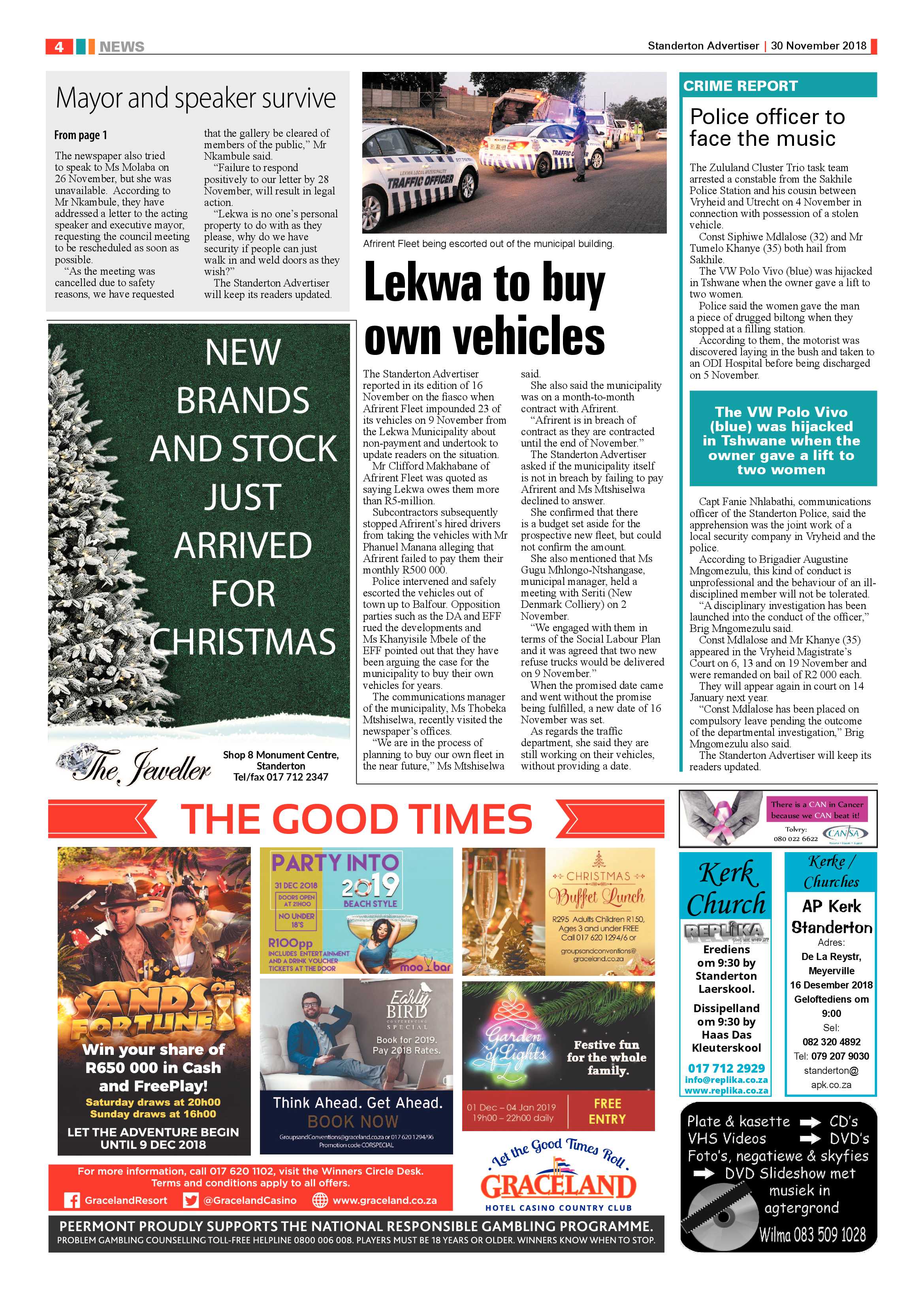 Standerton Advertiser 30 November 2018 page 4