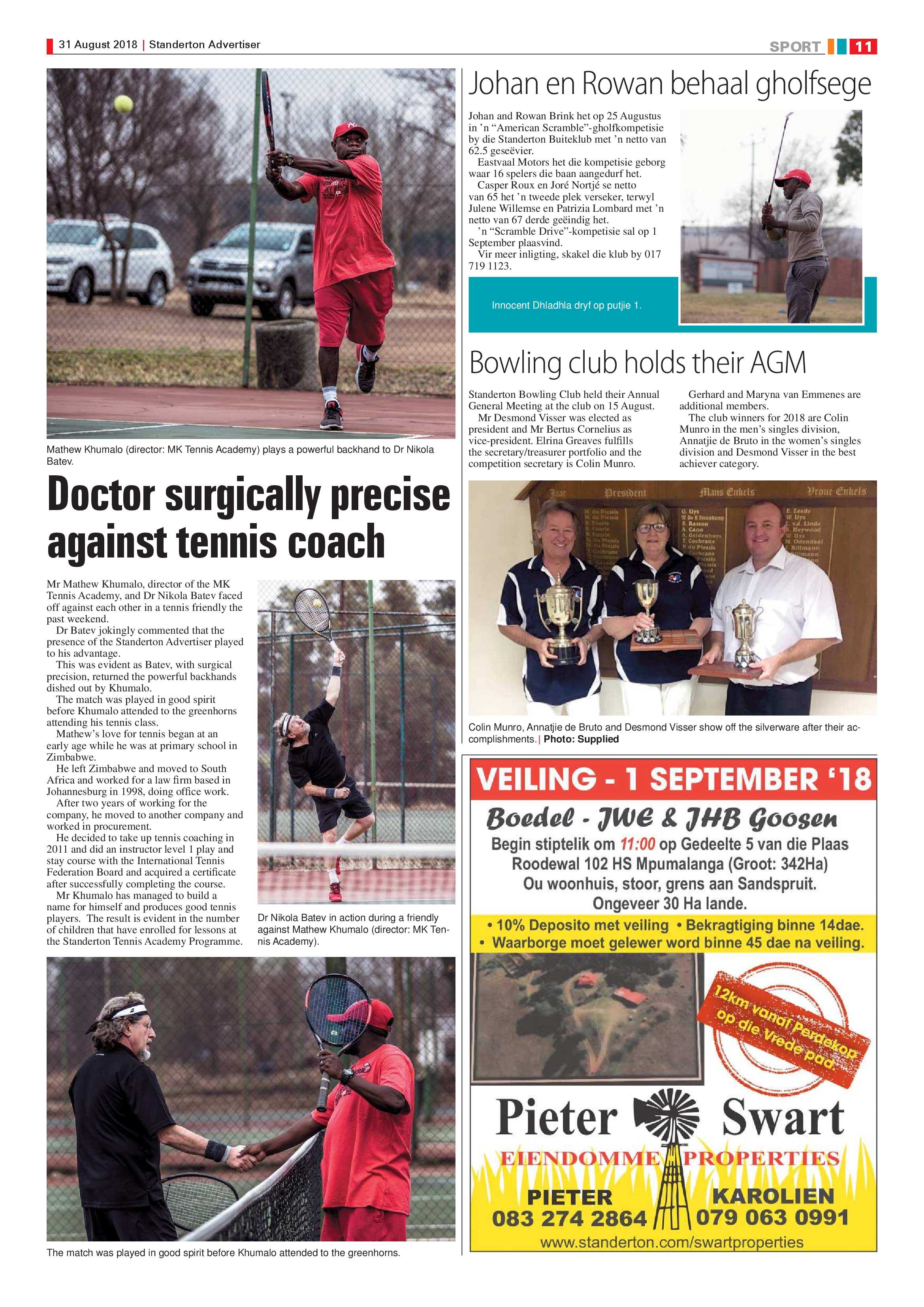 Standerton Advertiser 31 August 2018 page 11