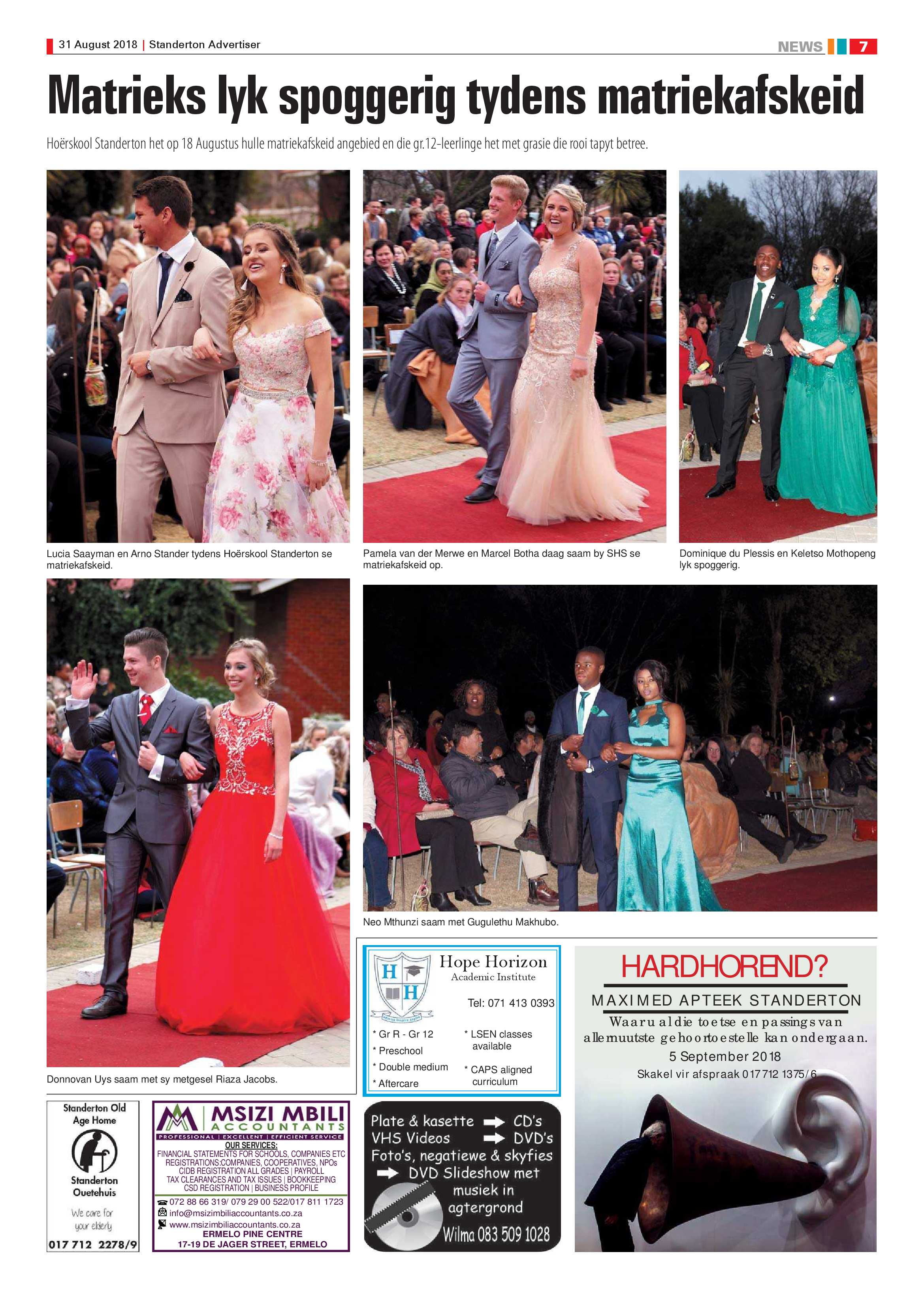 Standerton Advertiser 31 August 2018 page 7
