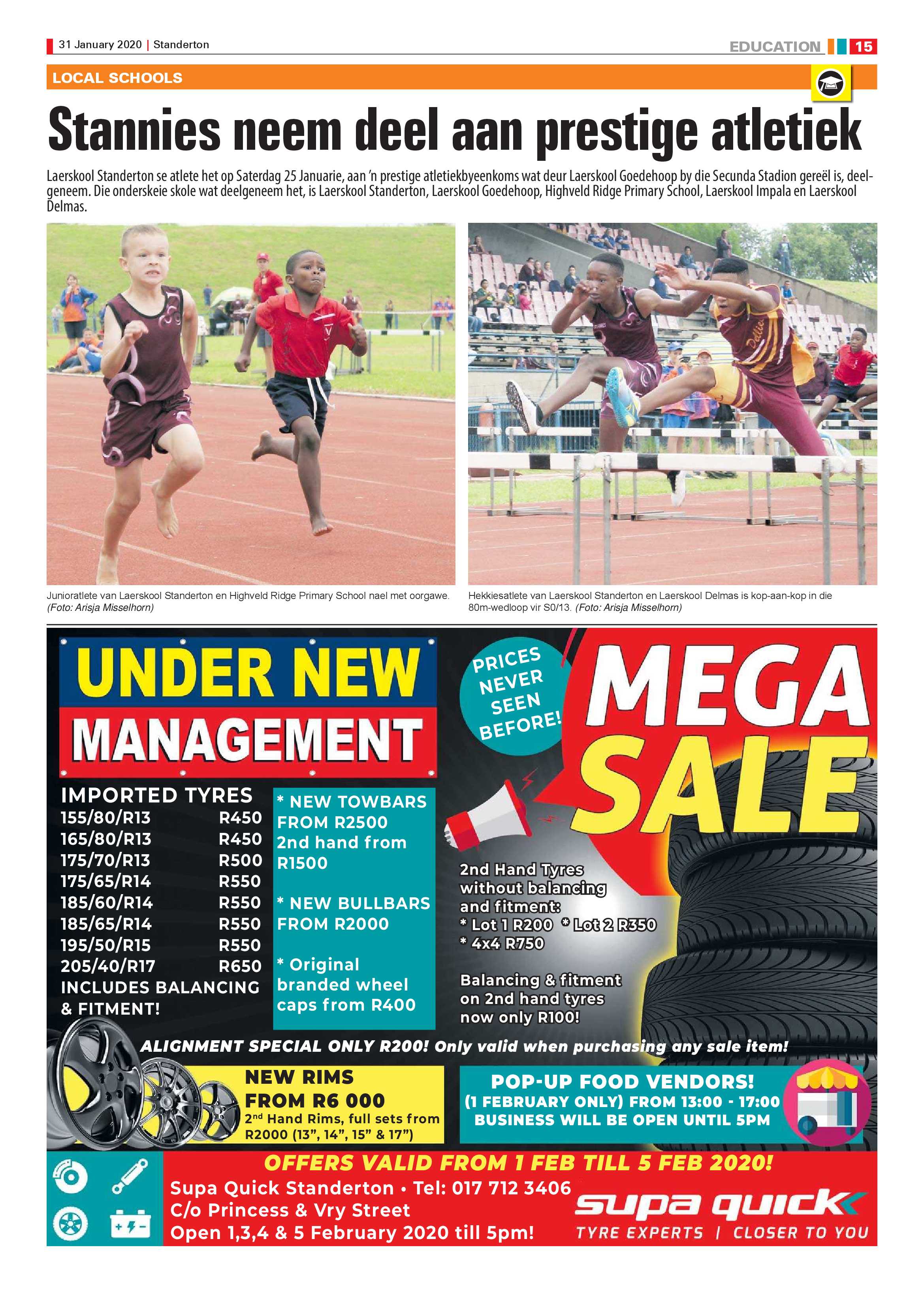 Standerton Advertiser 31 January 2020 page 15