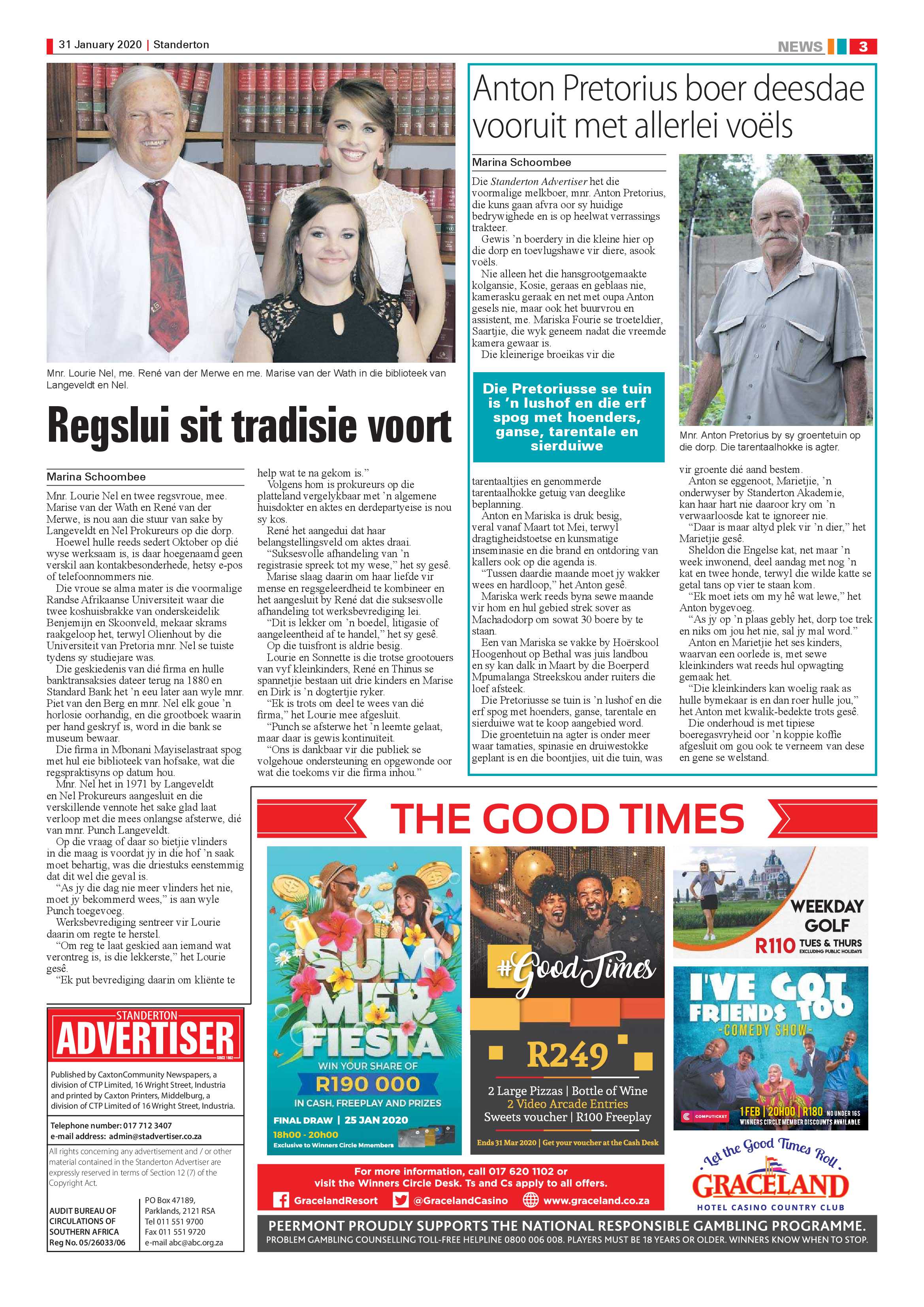 Standerton Advertiser 31 January 2020 page 3