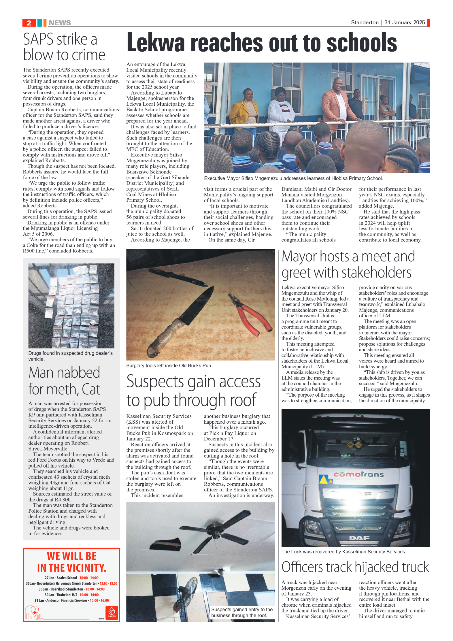 Standerton Advertiser 31 January 2025 page 2