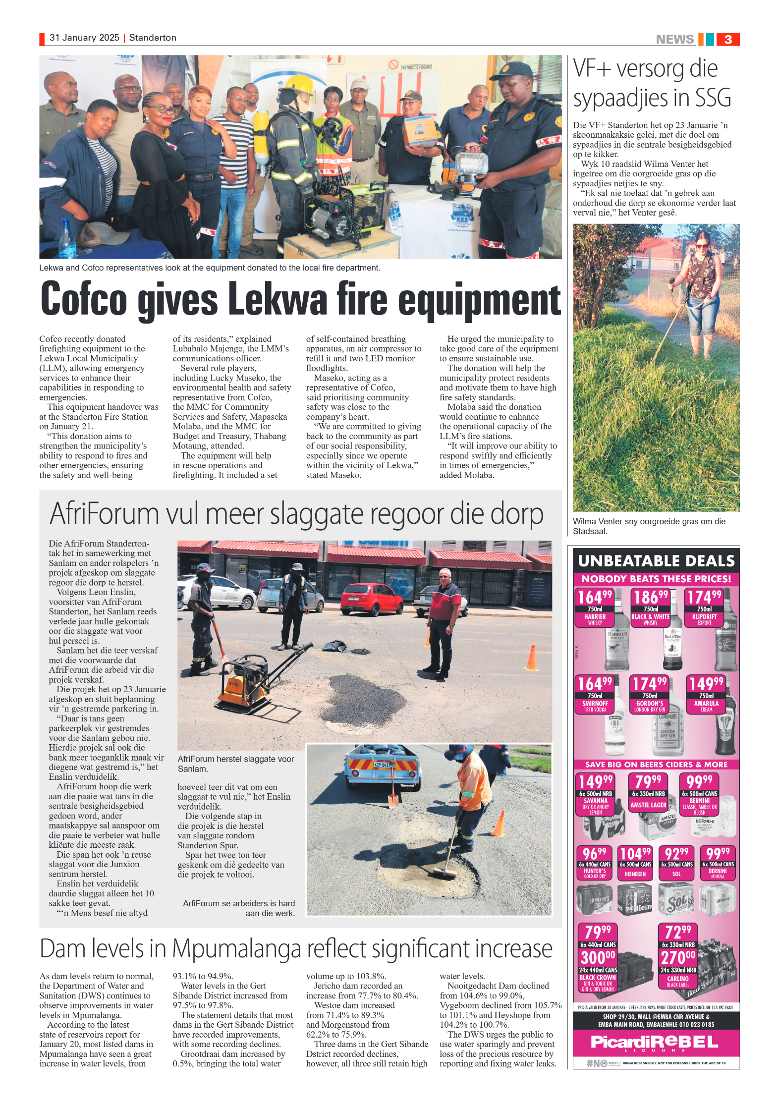 Standerton Advertiser 31 January 2025 page 3