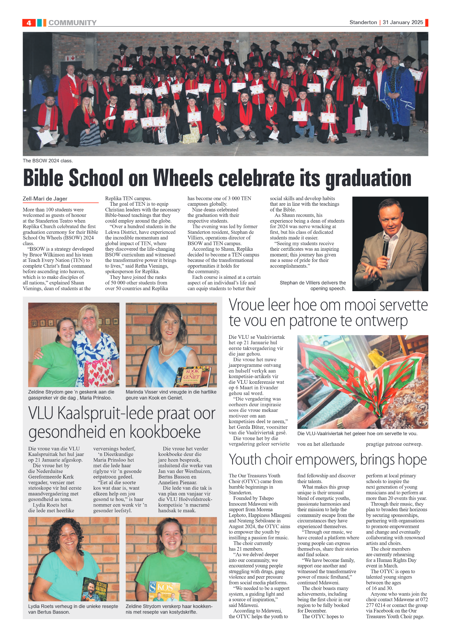 Standerton Advertiser 31 January 2025 page 4