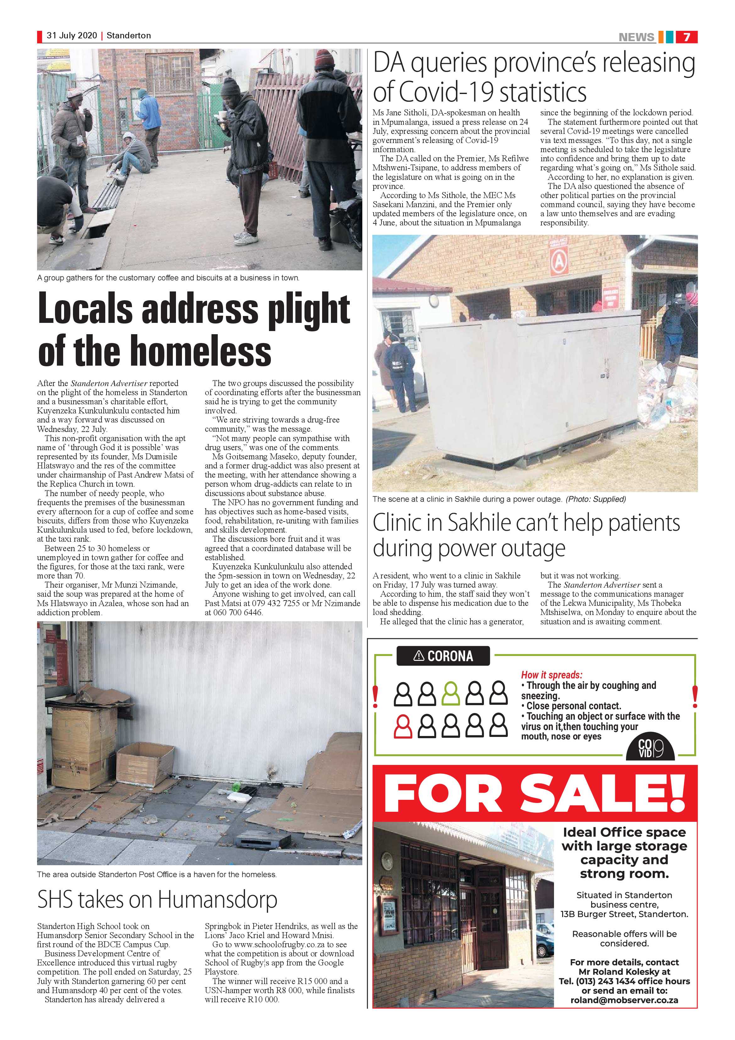 Standerton Advertiser 31 July 2020 page 7