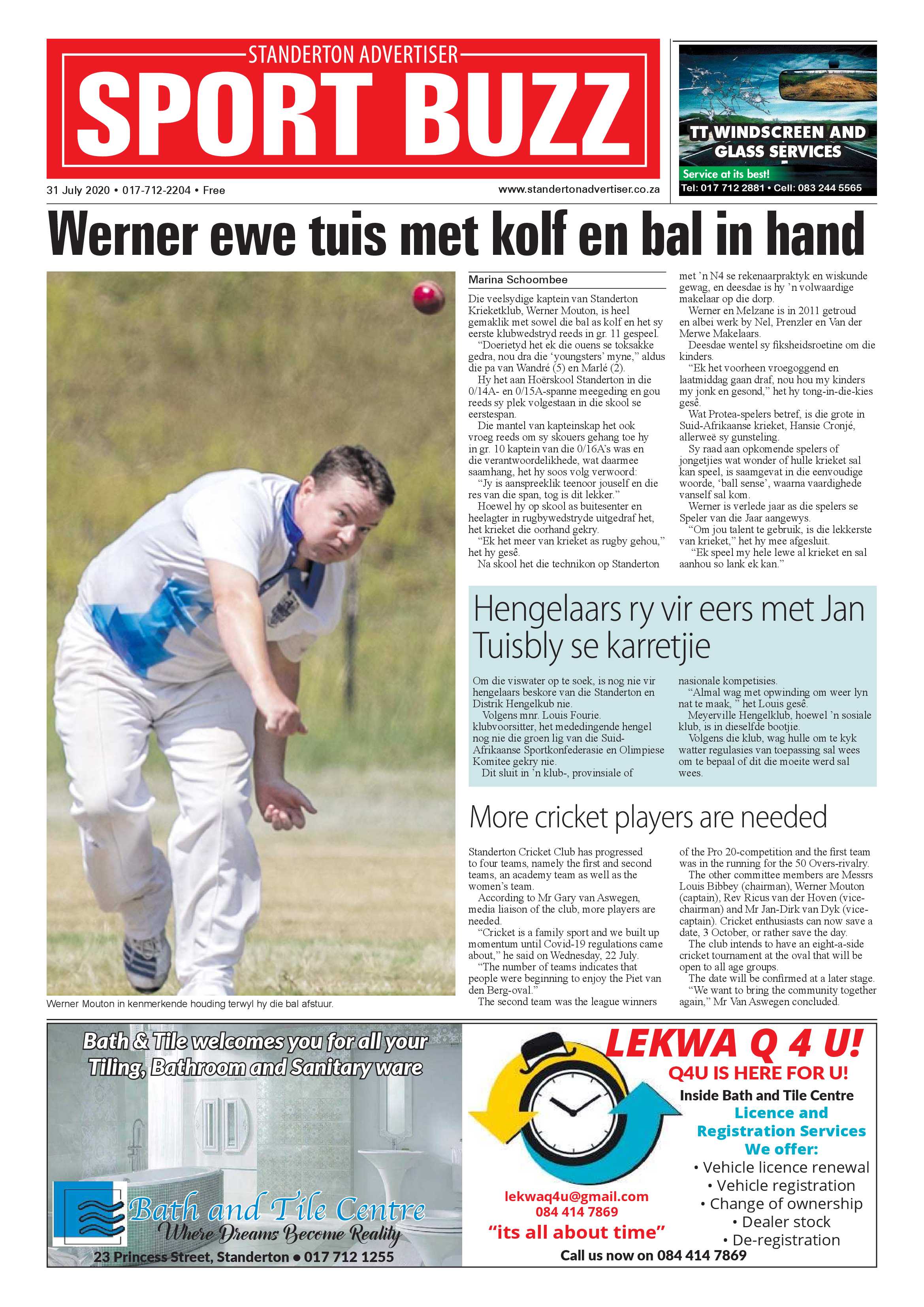 Standerton Advertiser 31 July 2020 page 8