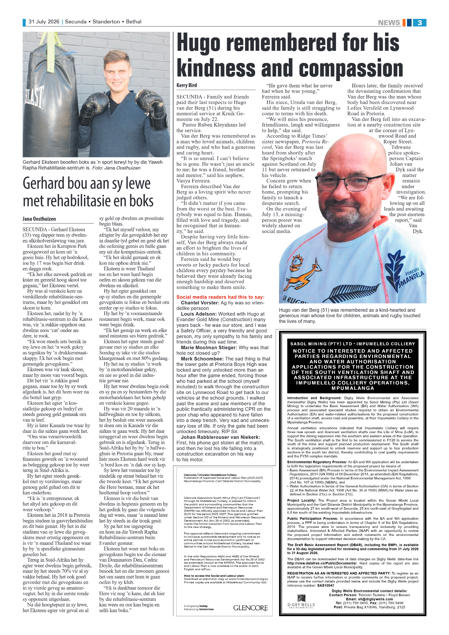 Standerton Advertiser 31 July 2026 page 3
