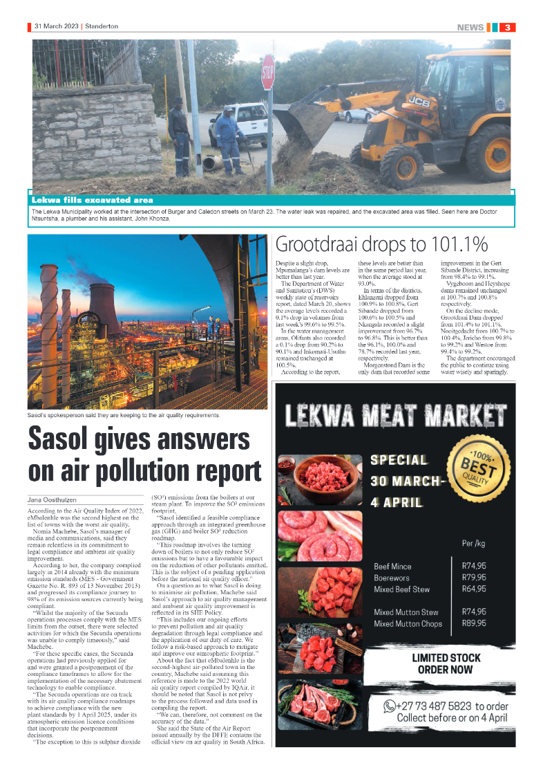 Standerton Advertiser 31 March 2023 page 3