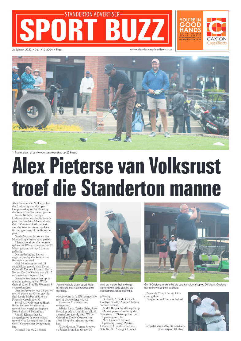 Standerton Advertiser 31 March 2023 page 8
