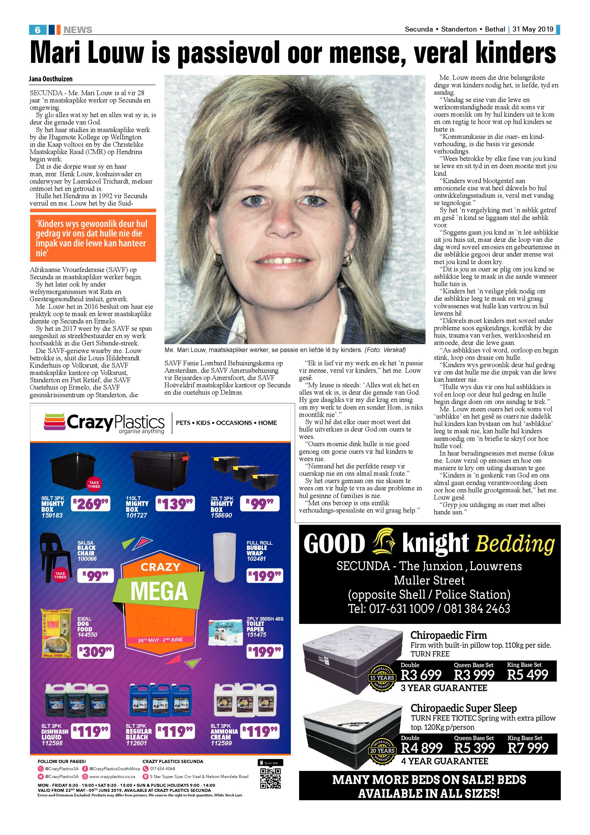 Standerton Advertiser 31 May 2019 page 12