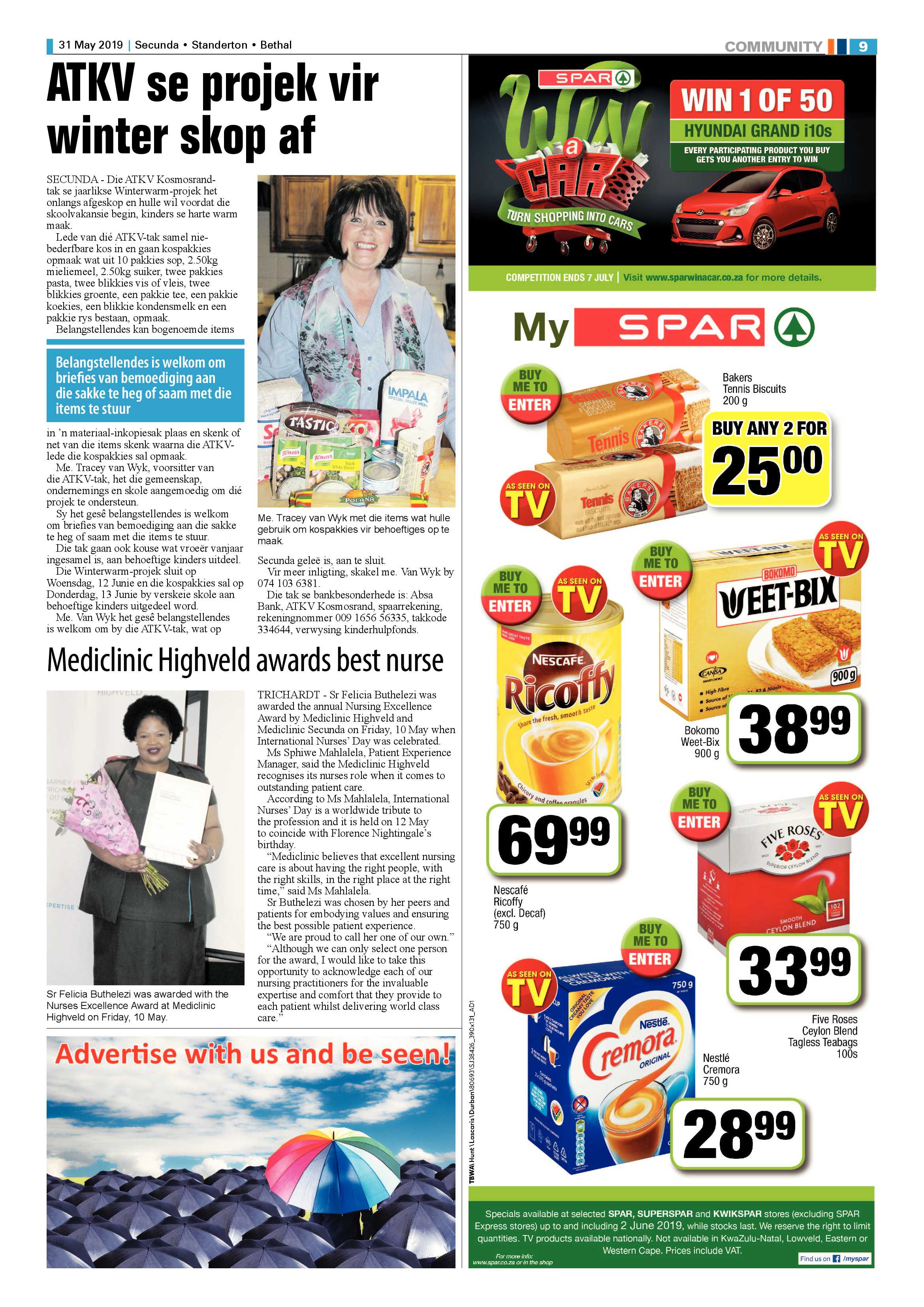 Standerton Advertiser 31 May 2019 page 15