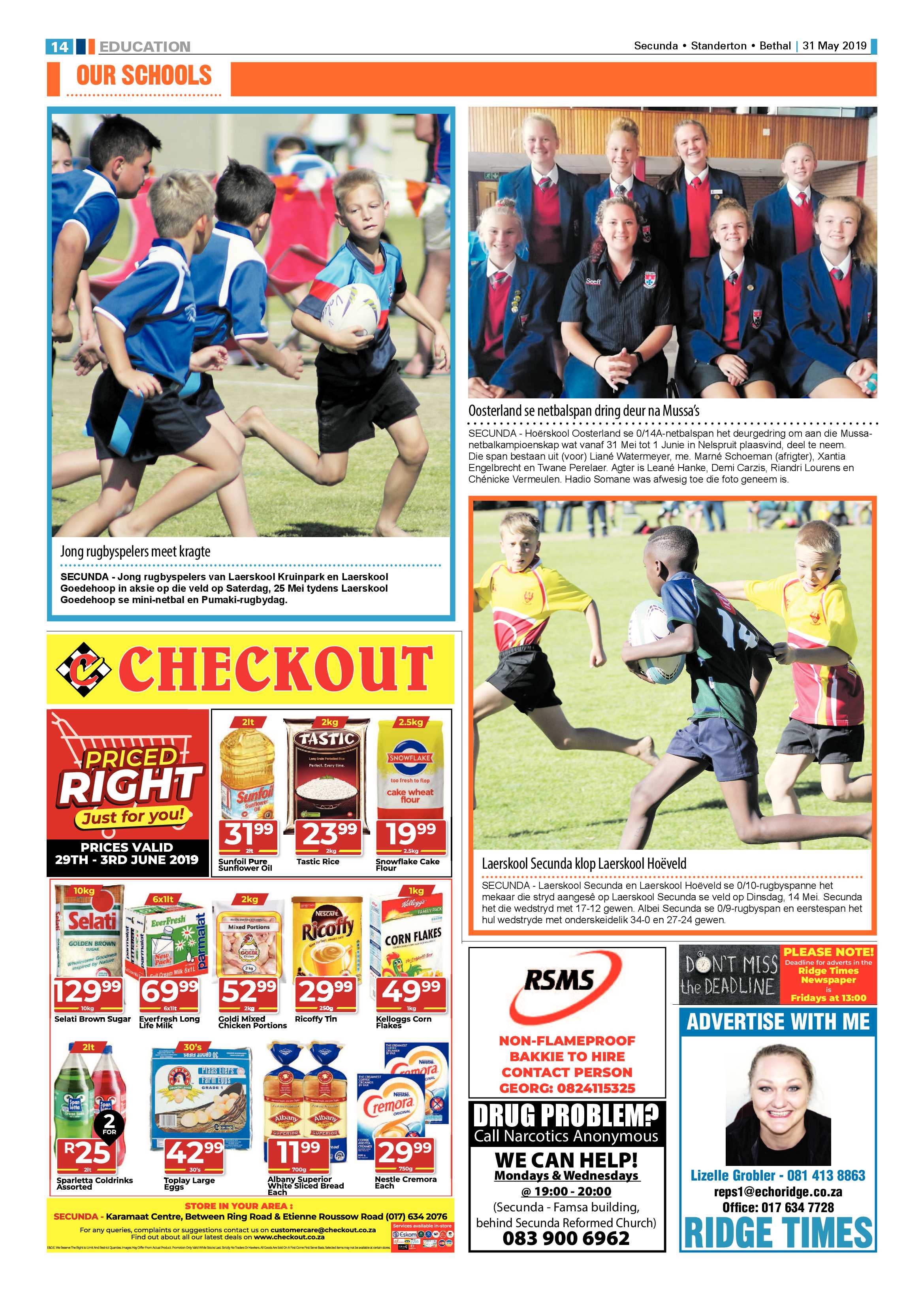 Standerton Advertiser 31 May 2019 page 20