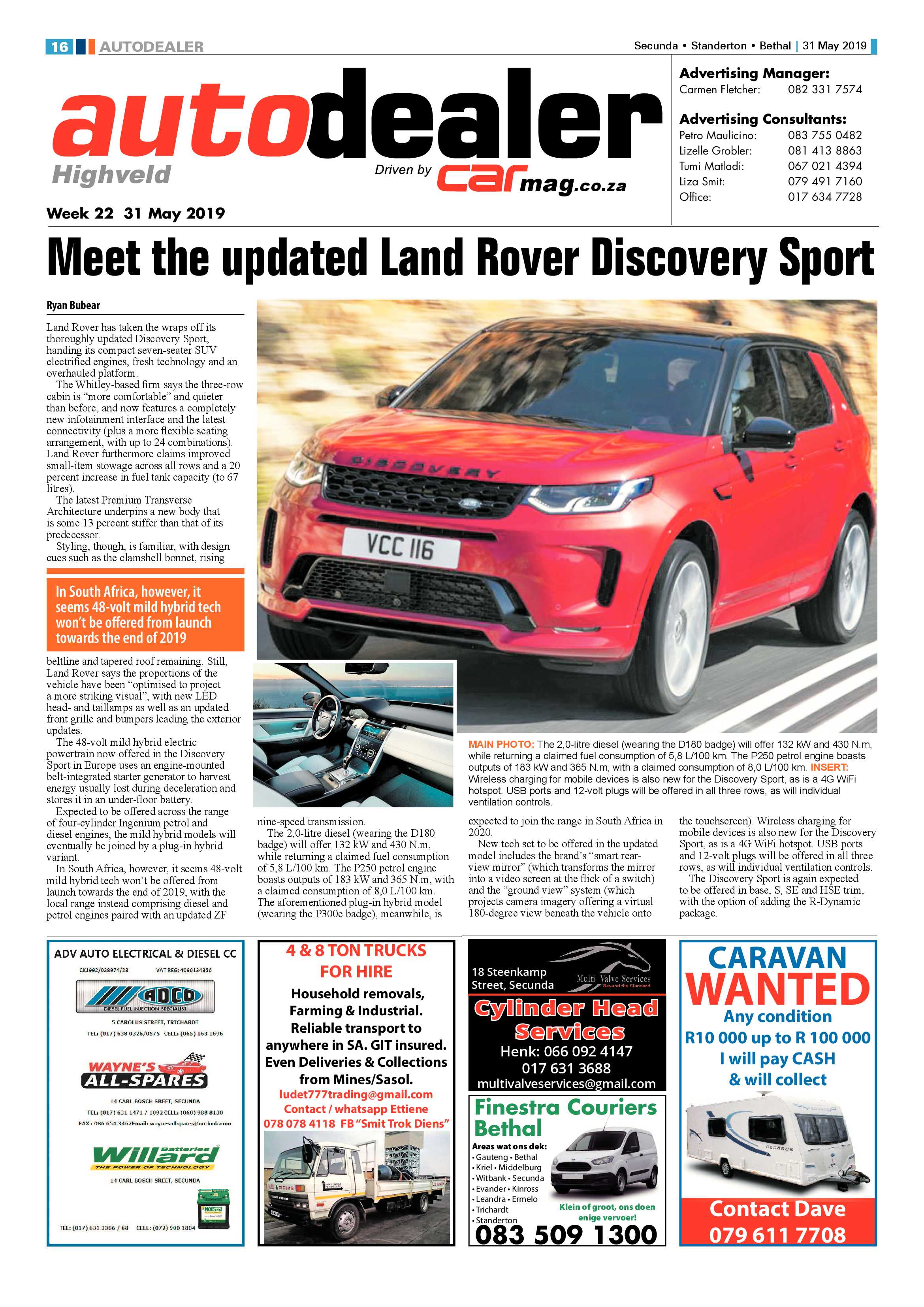 Standerton Advertiser 31 May 2019 page 22