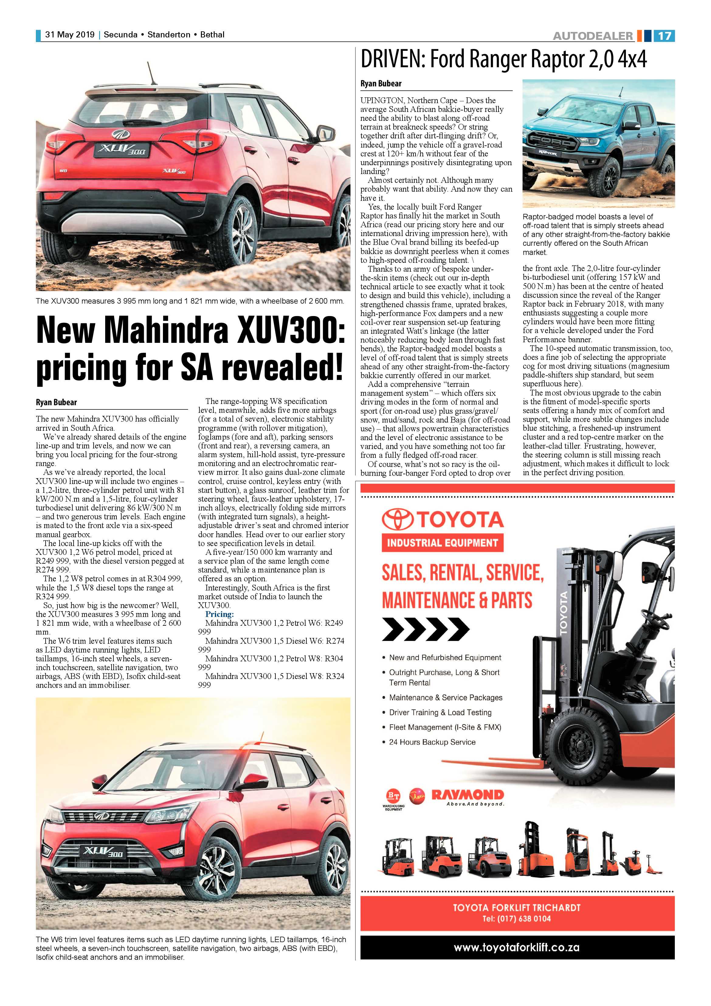 Standerton Advertiser 31 May 2019 page 23
