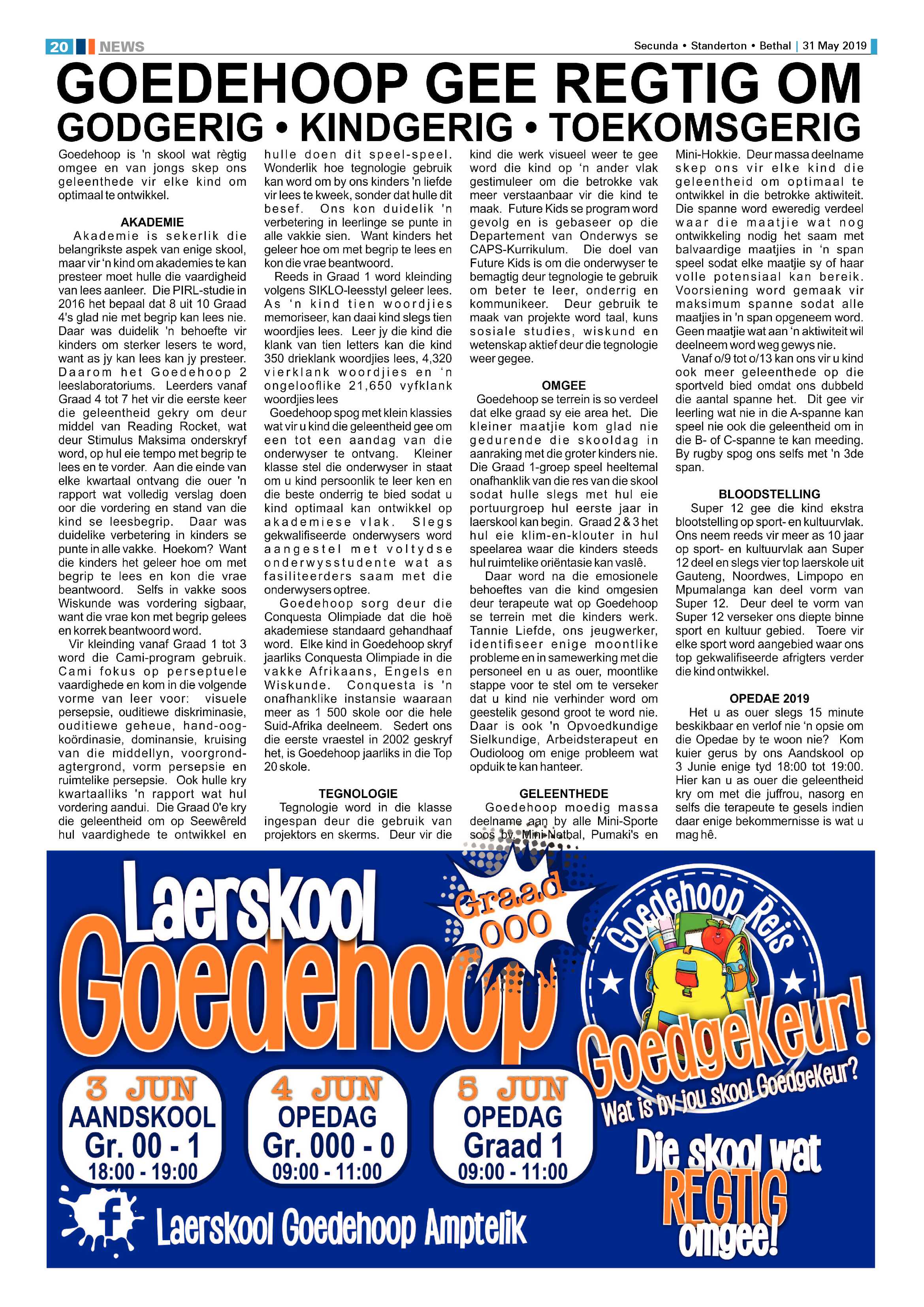 Standerton Advertiser 31 May 2019 page 26