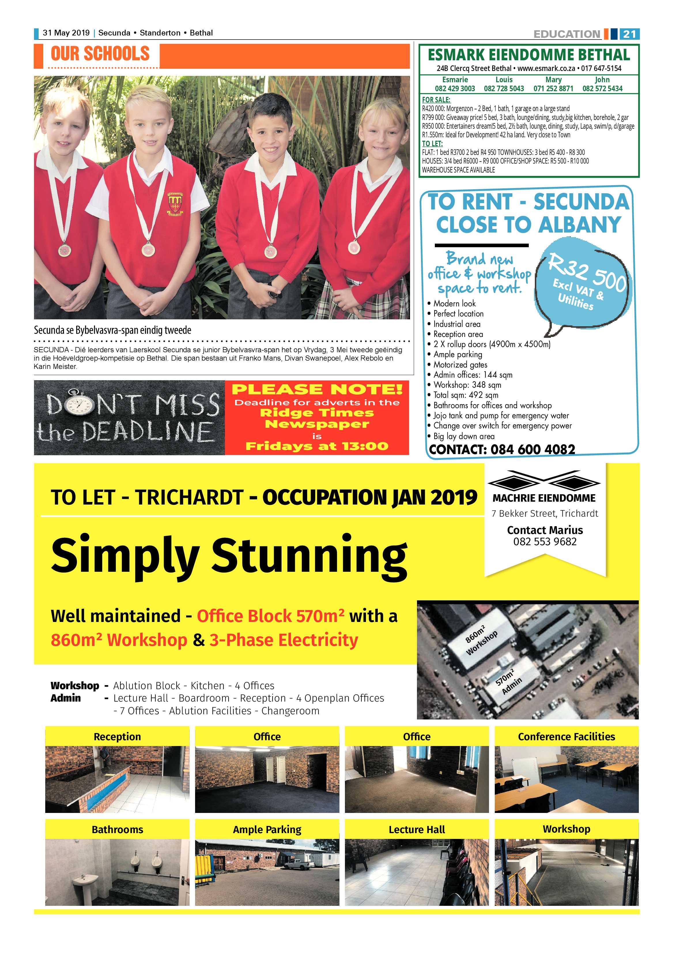 Standerton Advertiser 31 May 2019 page 27